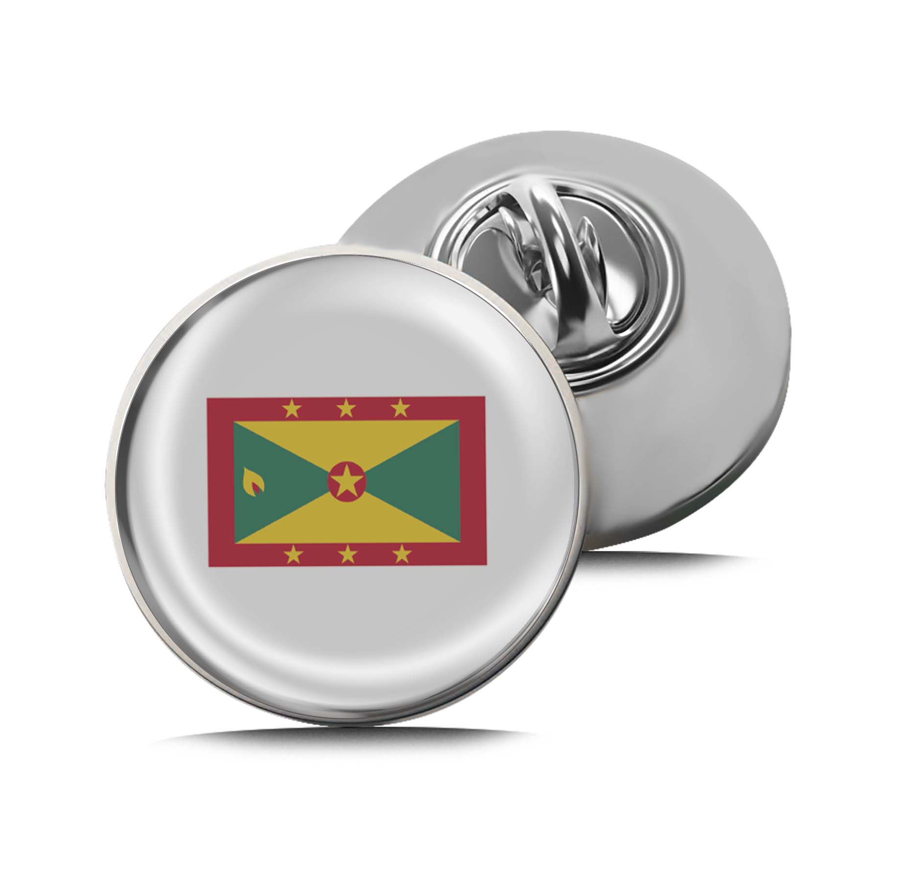 Flag of Grenada Limited Edition Lapel Pin Exclusive Metal Brooch Badge Accessories For Backpack, Clothes, Hats | Cute Gifts and Collectibles
