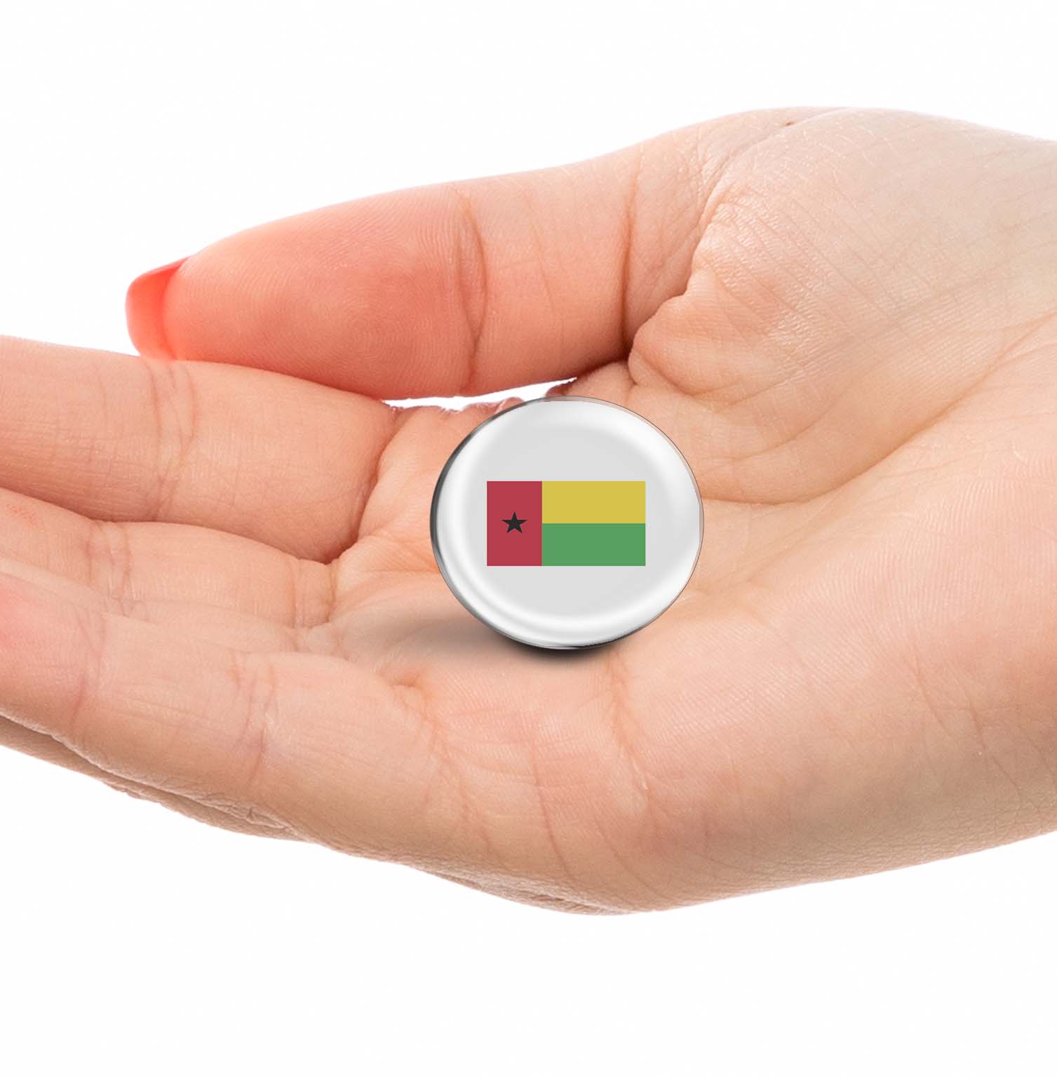 Flag of Guinea-Bissau Limited Edition Lapel Pin Exclusive Metal Brooch Badge Accessories For Backpack, Clothes, Hats | Cute Gifts and Collectibles