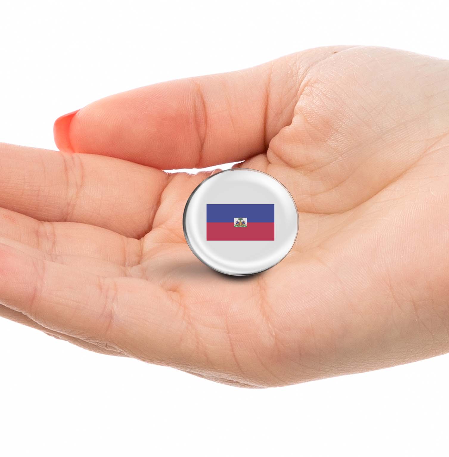 Flag of Haiti Limited Edition Lapel Pin Exclusive Metal Brooch Badge Accessories For Backpack, Clothes, Hats | Cute Gifts and Collectibles