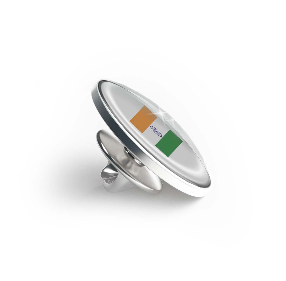 Flag of India Limited Edition Lapel Pin Exclusive Metal Brooch Badge Accessories For Backpack, Clothes, Hats | Cute Gifts and Collectibles