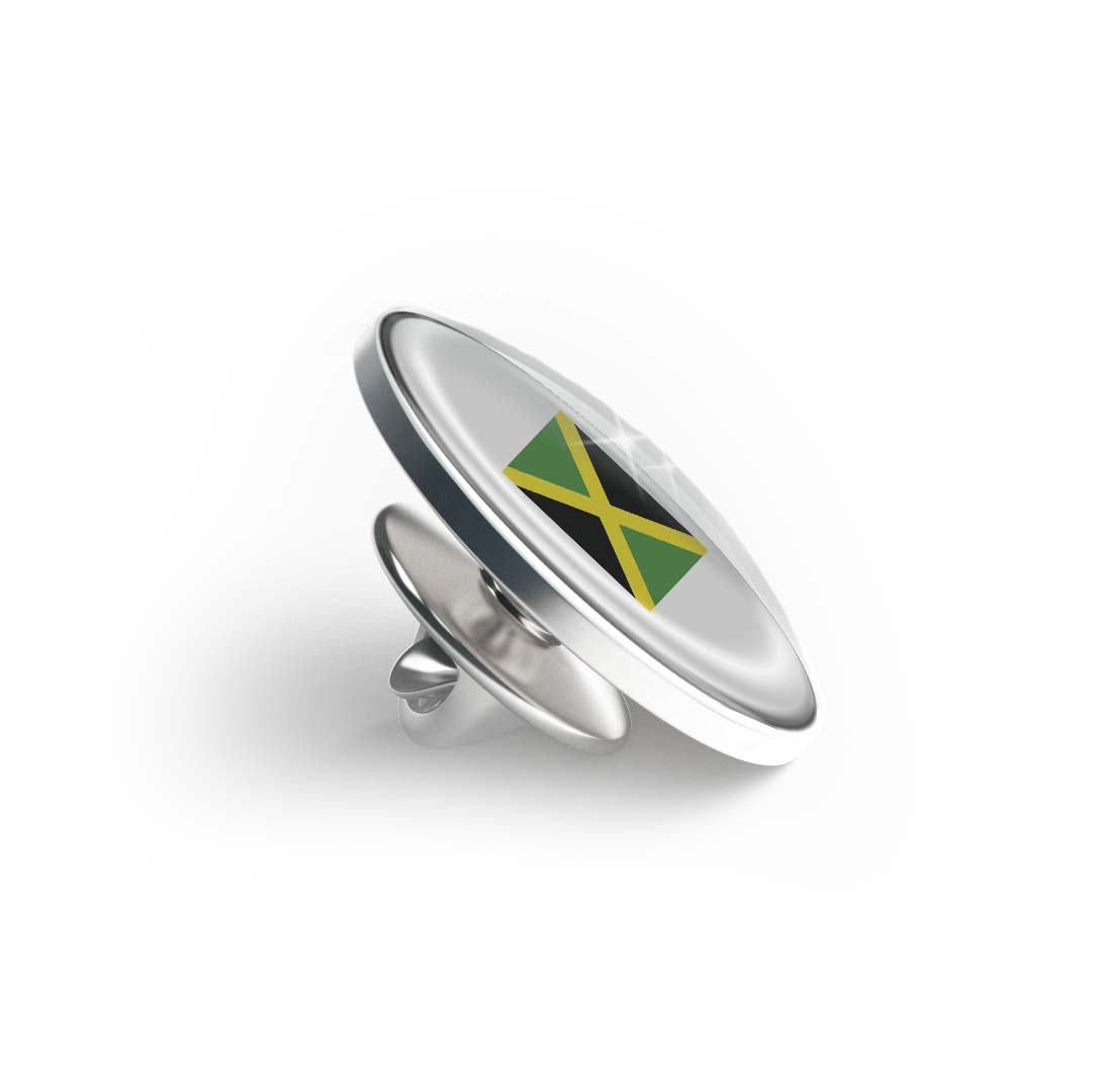 Flag of Jamaica Limited Edition Lapel Pin Exclusive Metal Brooch Badge Accessories For Backpack, Clothes, Hats | Cute Gifts and Collectibles