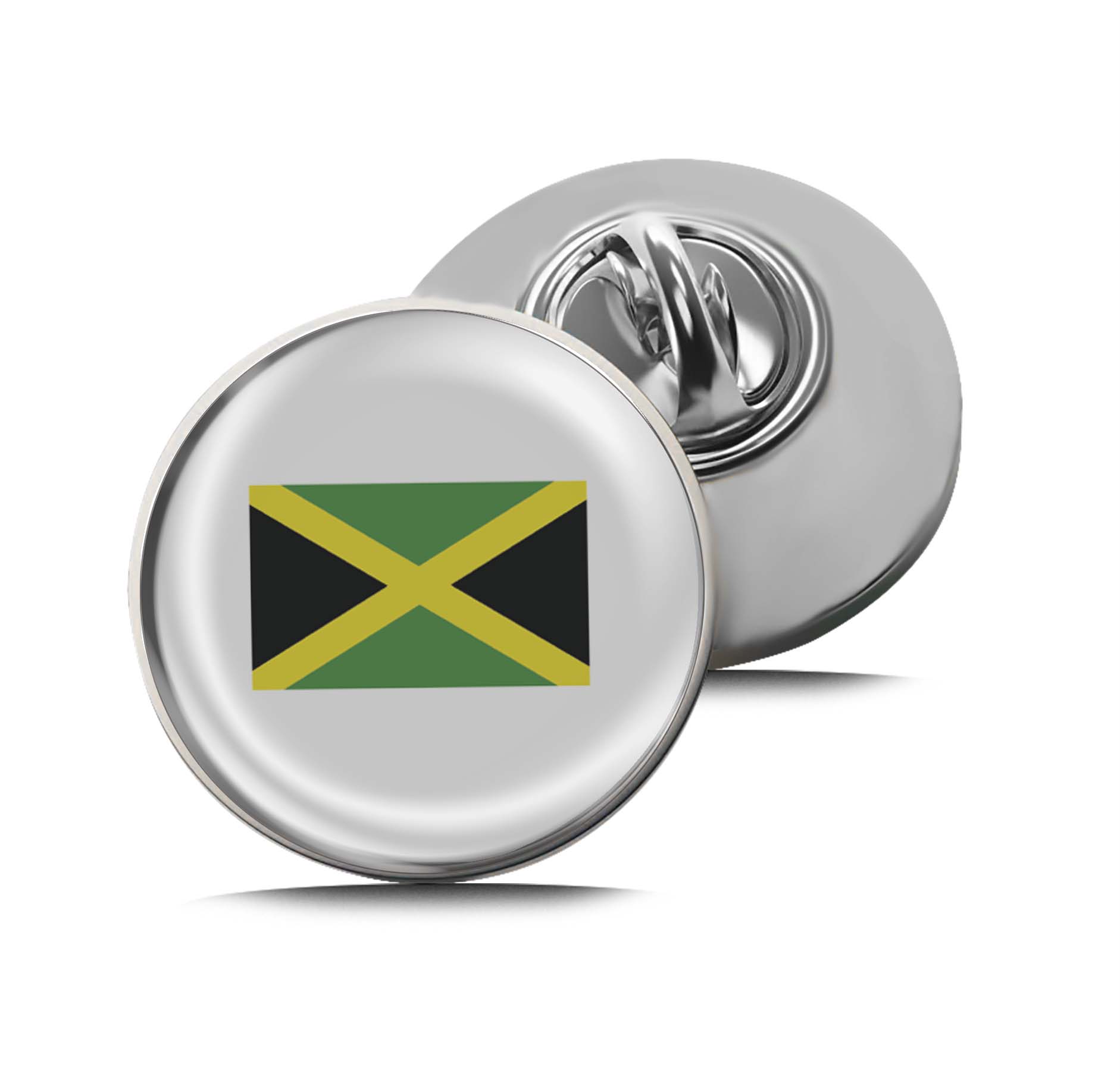 Flag of Jamaica Limited Edition Lapel Pin Exclusive Metal Brooch Badge Accessories For Backpack, Clothes, Hats | Cute Gifts and Collectibles