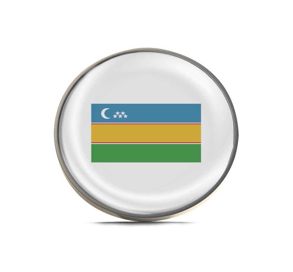 Flag of Karakalpakstan Limited Edition Lapel Pin Exclusive Metal Brooch Badge Accessories For Backpack, Clothes, Hats | Cute Gifts and Collectibles