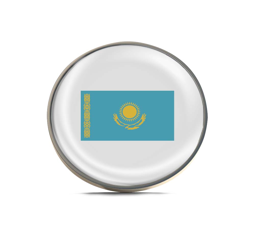 Flag of Kazakhstan Limited Edition Lapel Pin Exclusive Metal Brooch Badge Accessories For Backpack, Clothes, Hats | Cute Gifts and Collectibles