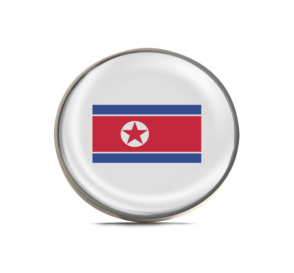 Flag of North Korea Limited Edition Lapel Pin Exclusive Metal Brooch Badge Accessories For Backpack, Clothes, Hats | Cute Gifts and Collectibles