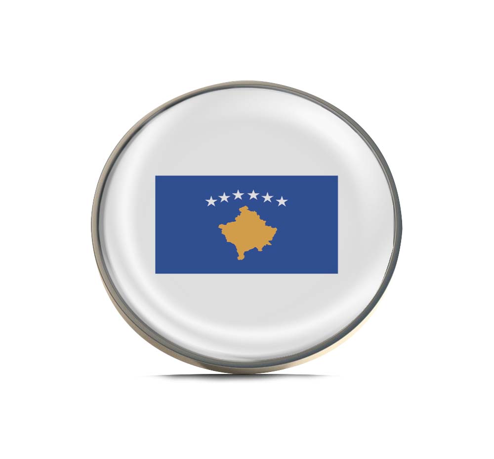 Flag of Kosovo Limited Edition Lapel Pin Exclusive Metal Brooch Badge Accessories For Backpack, Clothes, Hats | Cute Gifts and Collectibles