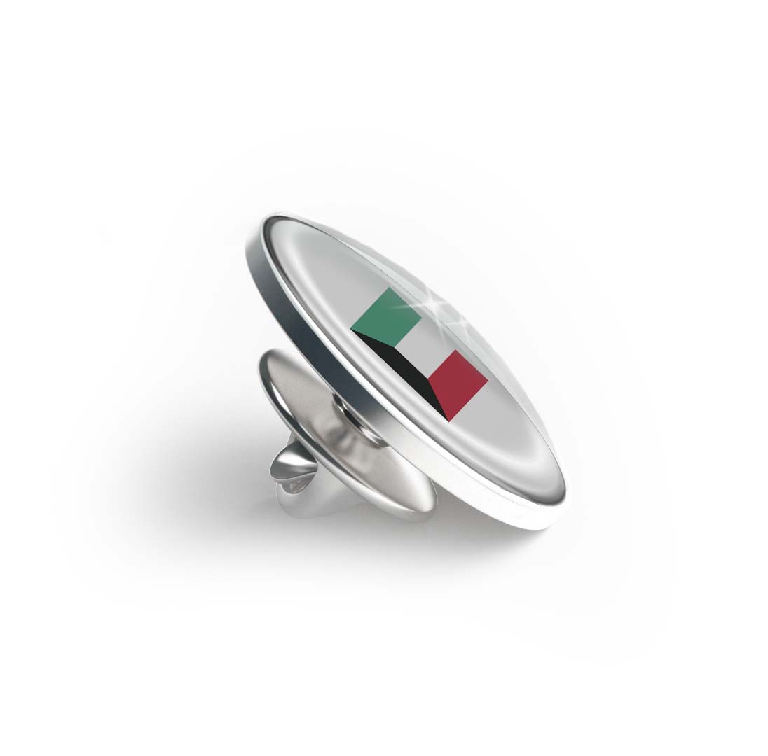 Flag of Kuwait Limited Edition Lapel Pin Exclusive Metal Brooch Badge Accessories For Backpack, Clothes, Hats | Cute Gifts and Collectibles