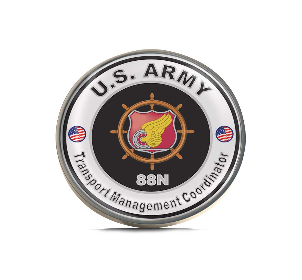 U.S. Army MOS 88N Transport Management Coordinator  Limited Edition Lapel Pin Exclusive Metal Brooch Badge Accessories For Backpack, Clothes, Hats | Cute Gifts and Collectibles