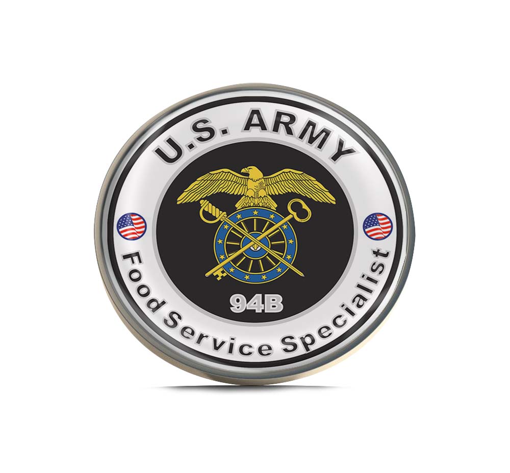 U.S. Army MOS 94B Food Service Specialist Limited Edition Lapel Pin Exclusive Metal Brooch Badge Accessories For Backpack, Clothes, Hats | Cute Gifts and Collectibles