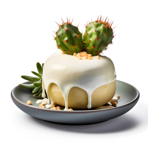 Vinyl Decal, Cactus Dessert Wall Art Print Unique Foodie Kitchen Decor Botanical Poster