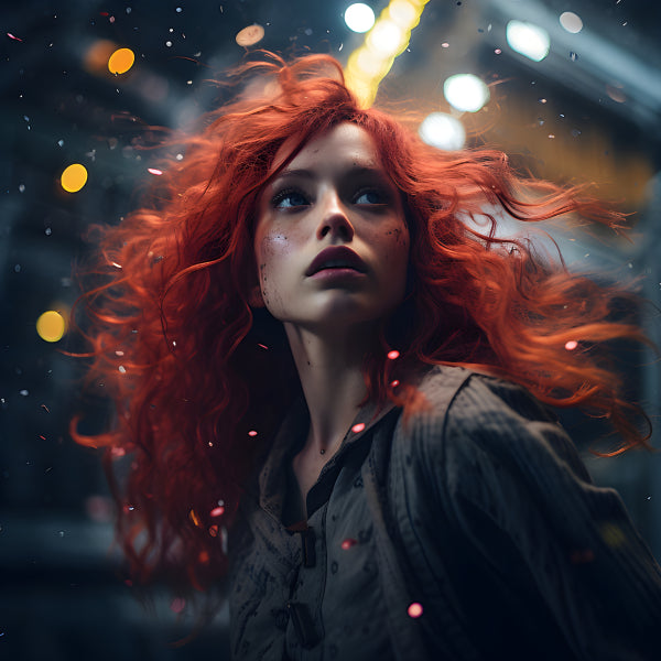 Vinyl Decal, Cute Girl Wall Art Poster