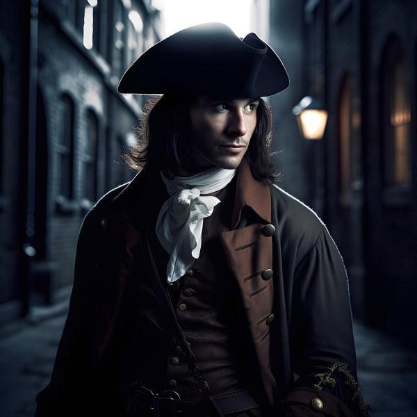 Vinyl Decal, Ross Poldark Aidan Turner Historical Period Drama Costume Men's Brown Coat White Cravat