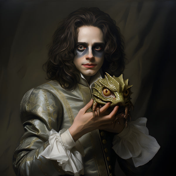 Vinyl Decal, Hag Countess Art Print Timothee Chalamet Style Renaissance Portrait Painting Wall Decor