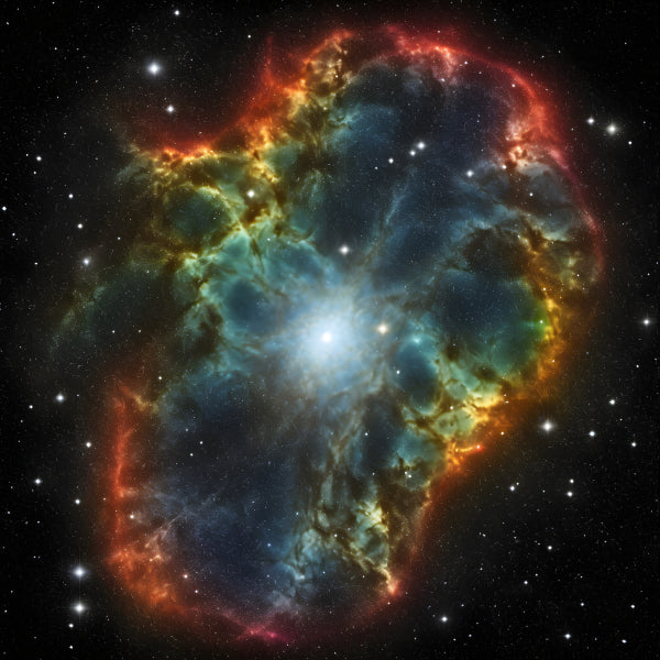 Vinyl Decal, Vibrant Star Formation Space Art Print (5" x 7")