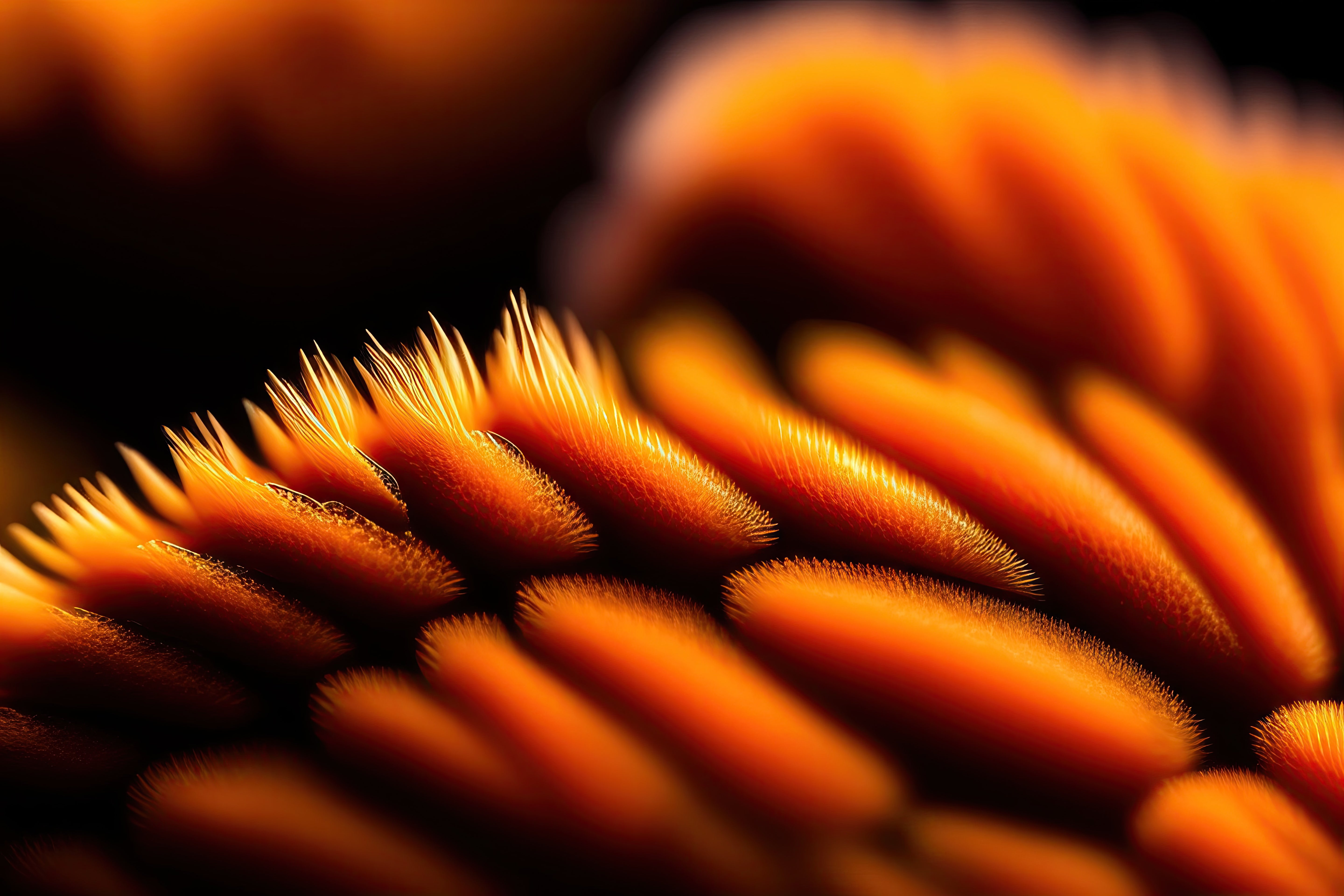 Vinyl Decal, Vibrant Orange Marine Organism Replica Unique Decorative Piece Striking Coloration Deta