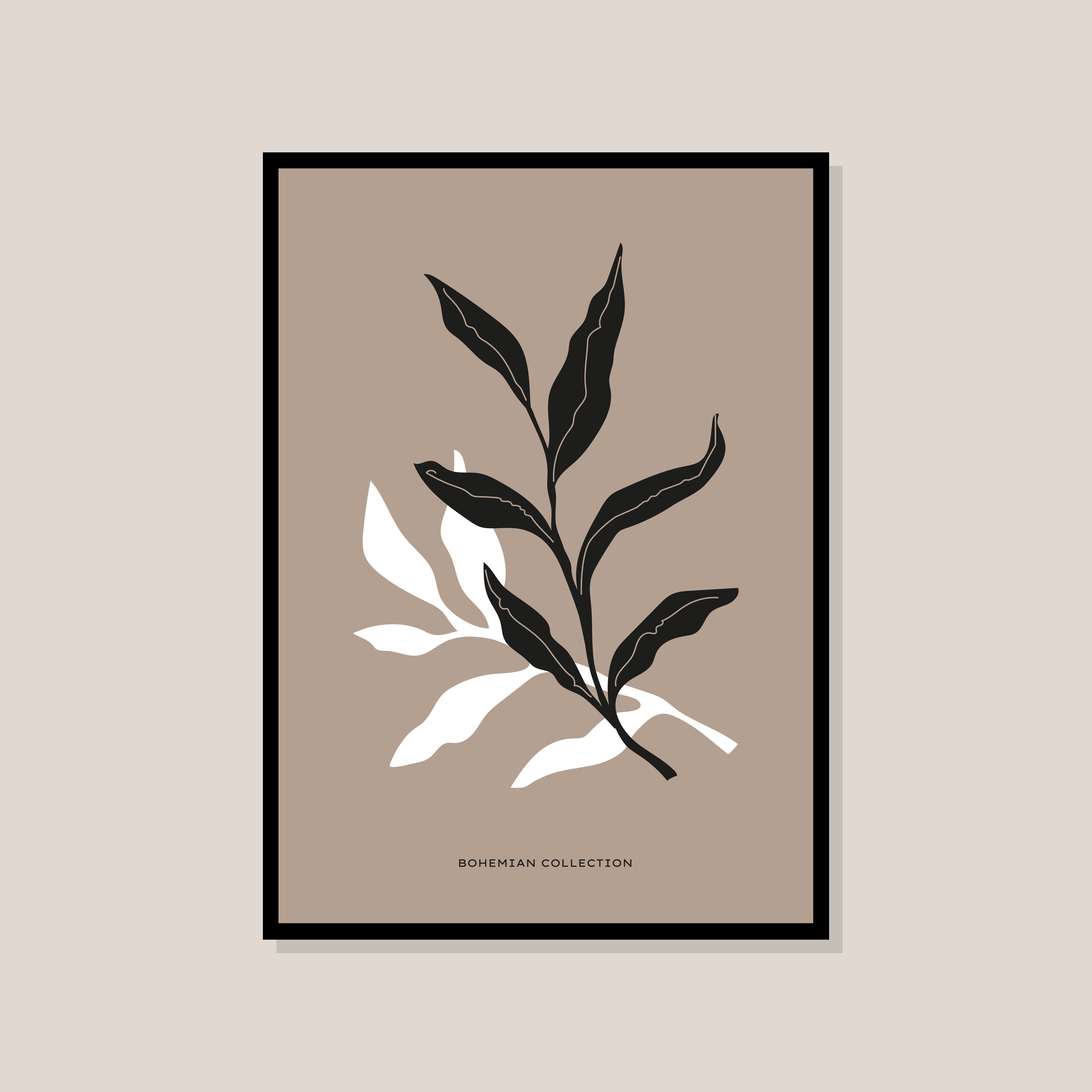 Vinyl Decal, Bohemian Art (5" x 7")