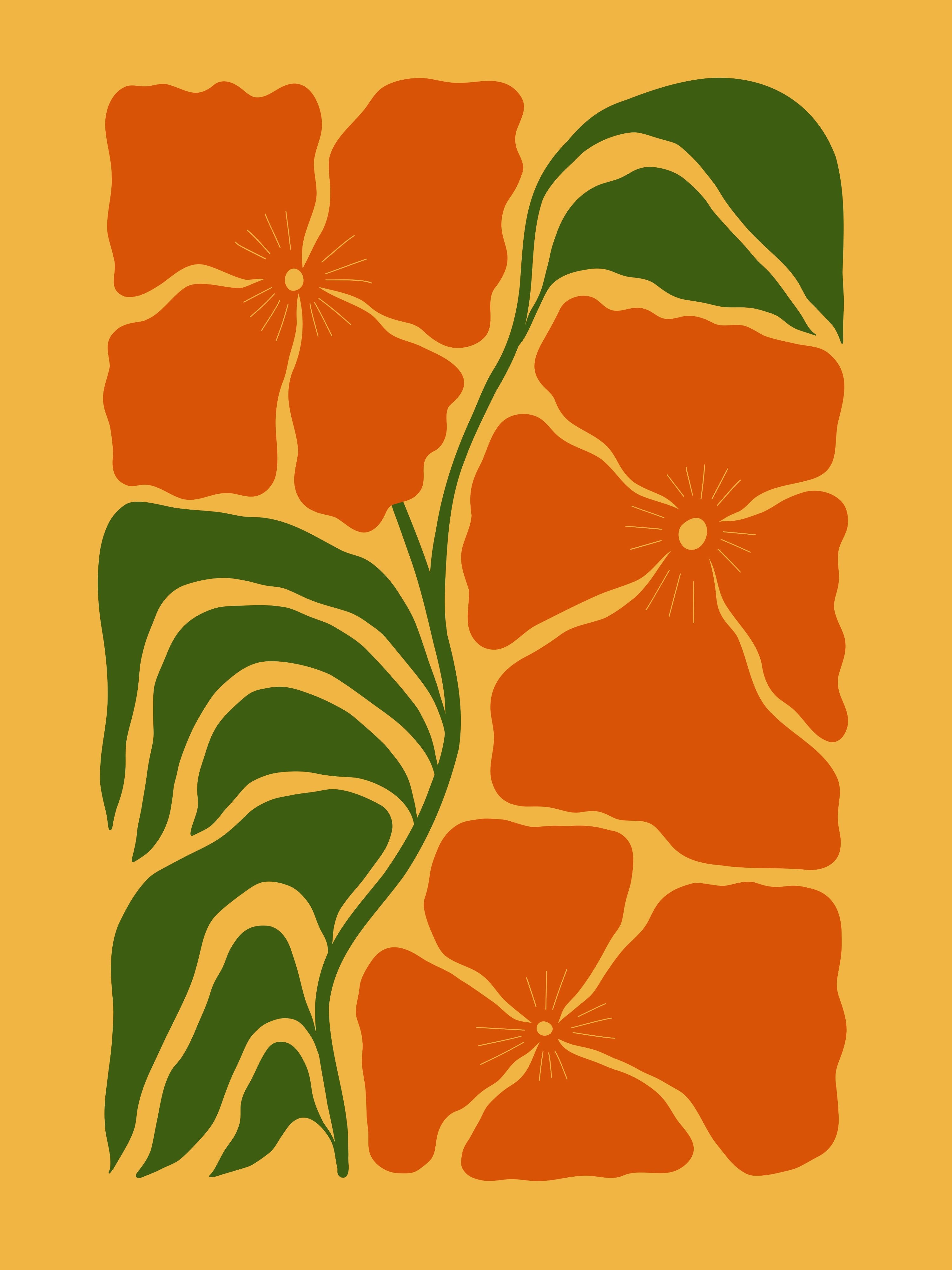 Vinyl Decal, The Flower Box (5" x 7")