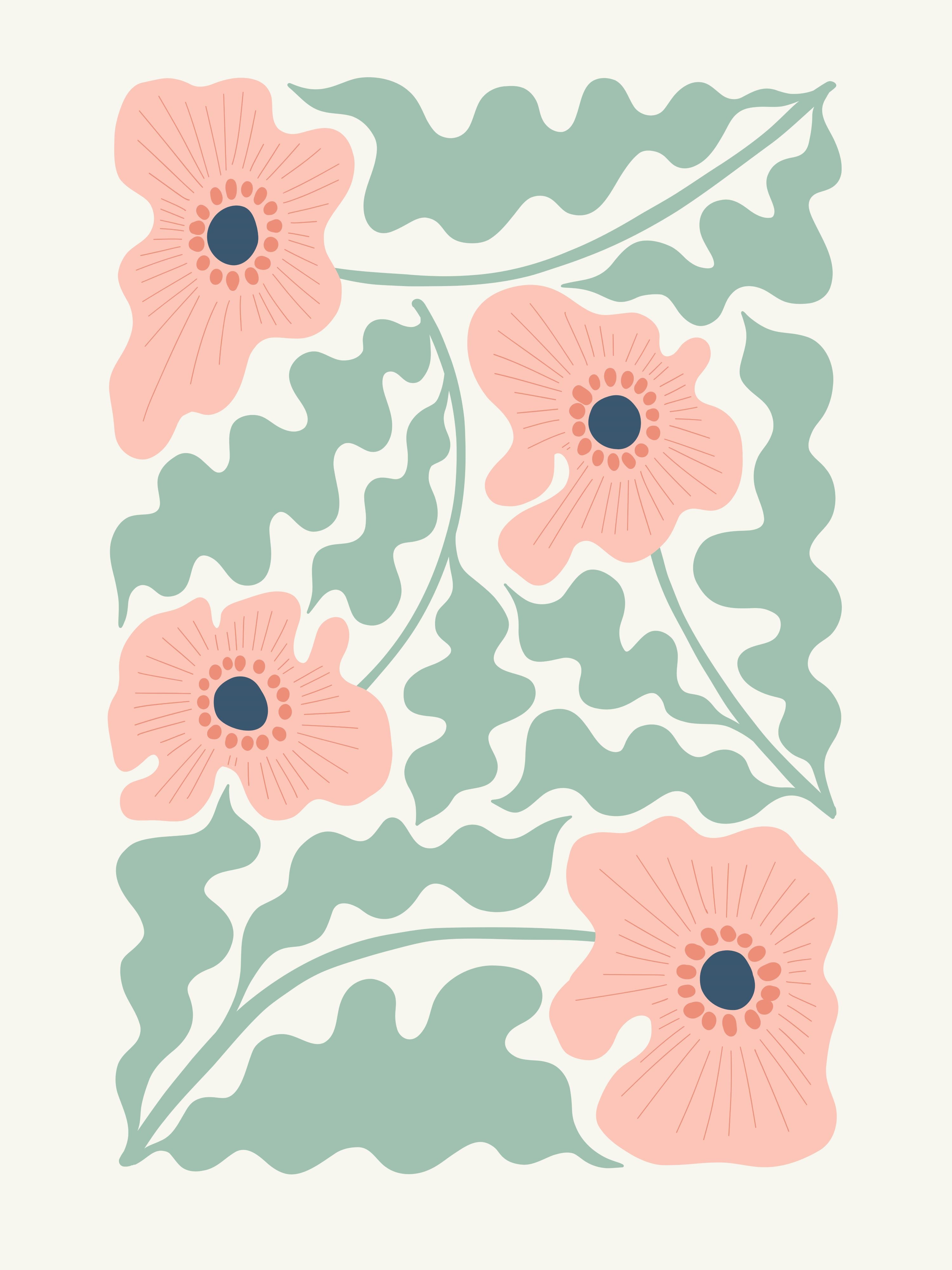 Vinyl Decal, The Sage Garden (5" x 7")