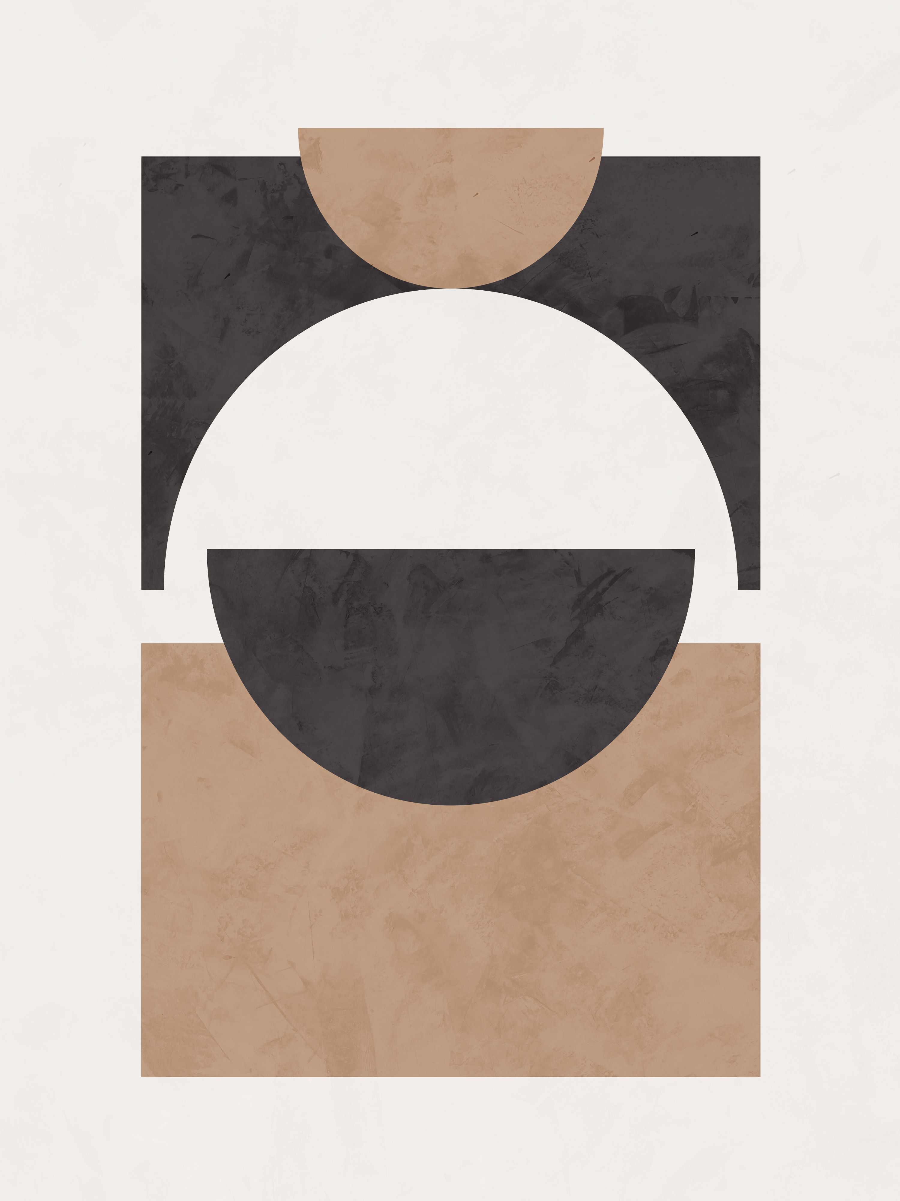 Vinyl Decal, Semi Circle Wall Art (5" x 7")