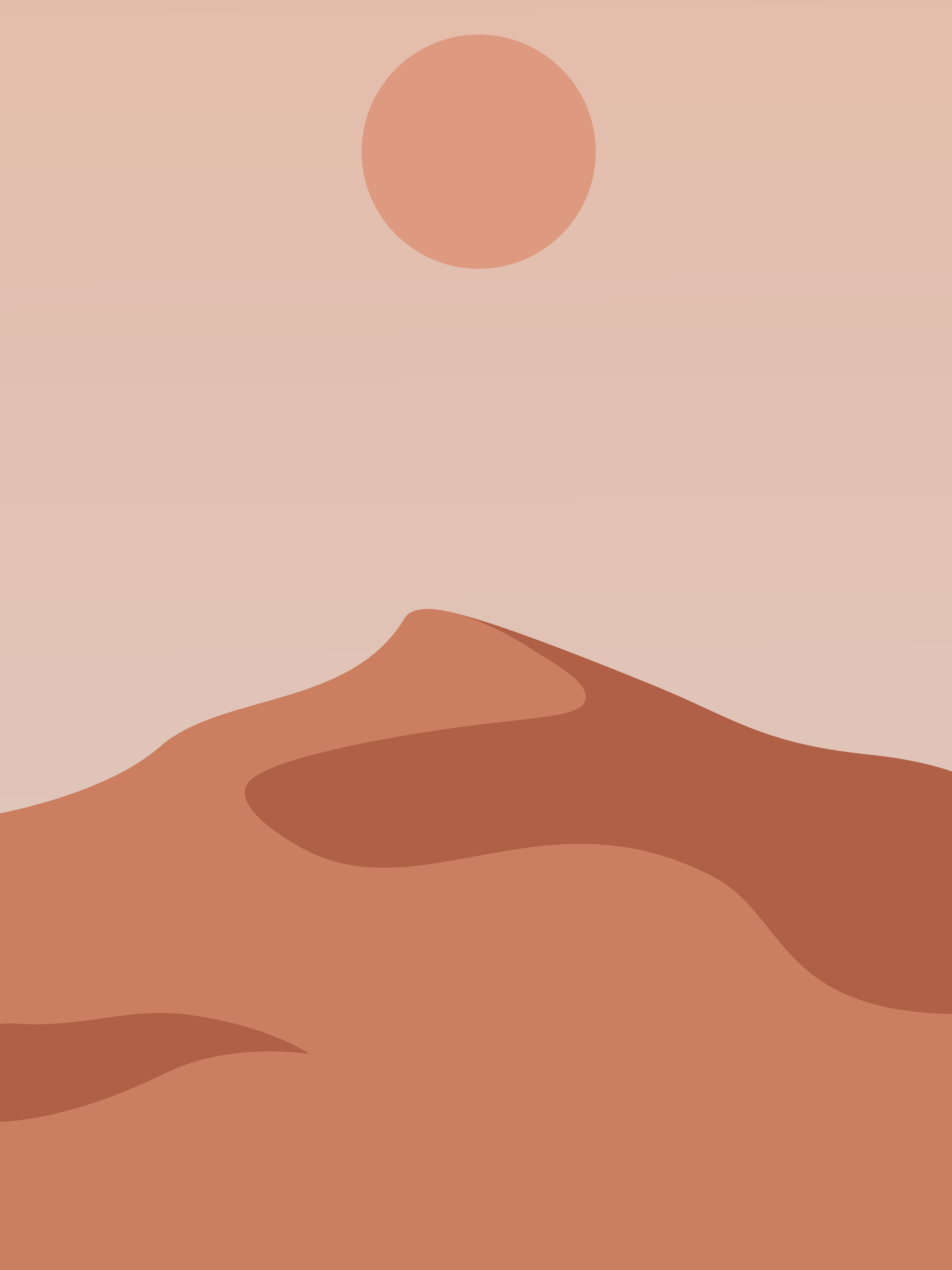 Vinyl Decal, The Desert Sun (5" x 7")