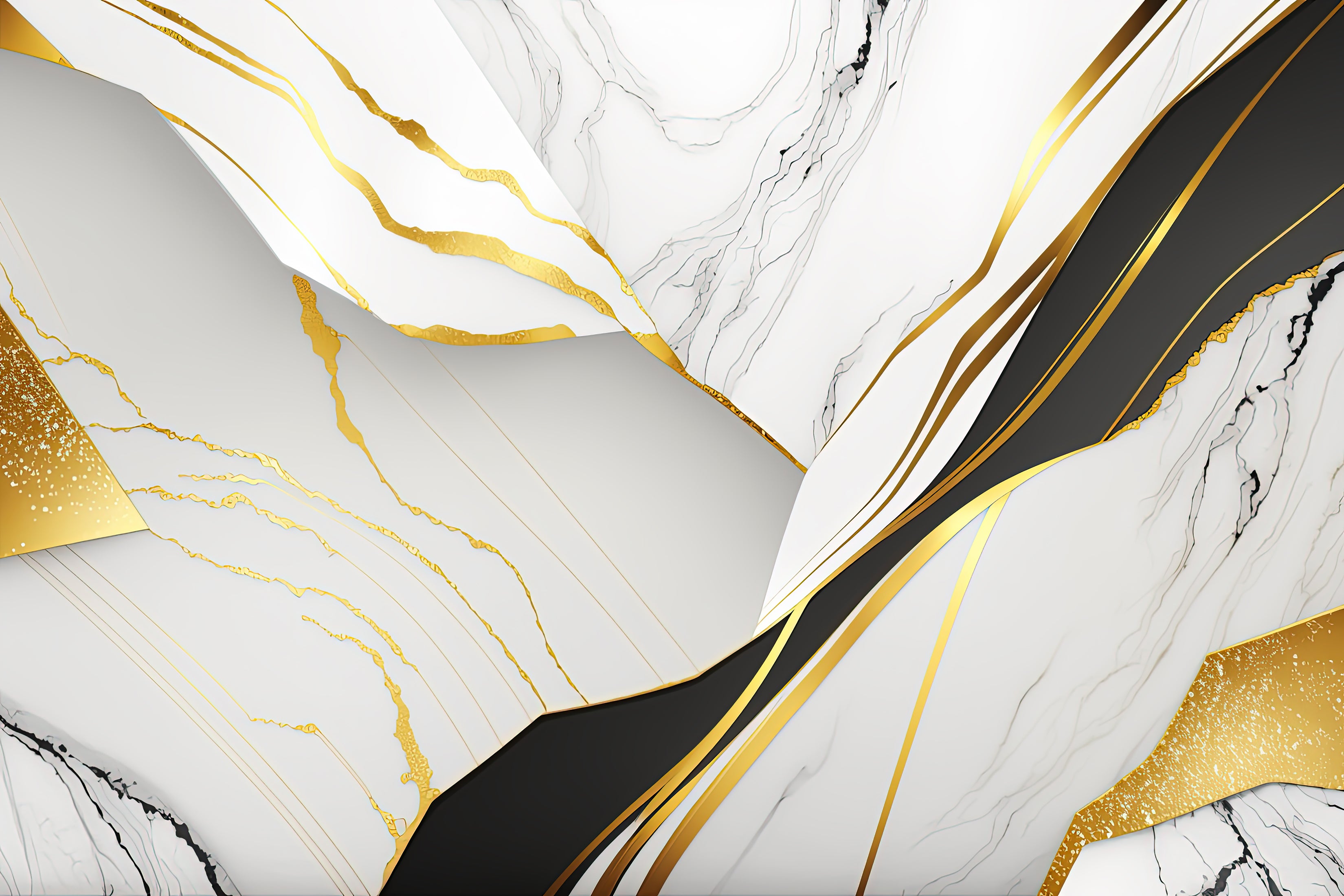 Vinyl Decal, Abstract Marble Art (5" x 7")