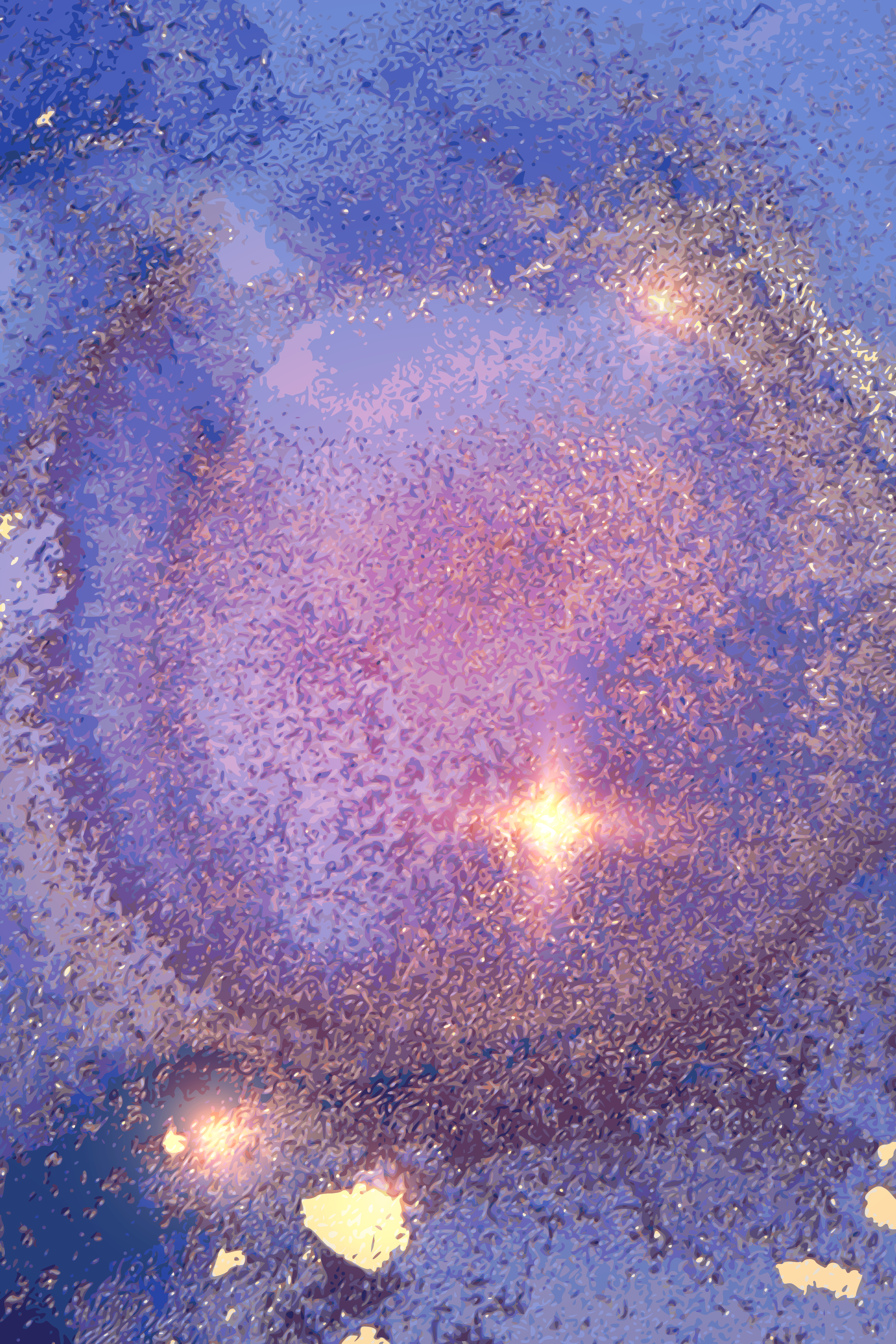 Vinyl Decal, Geode Texture Art.. (5" x 7")