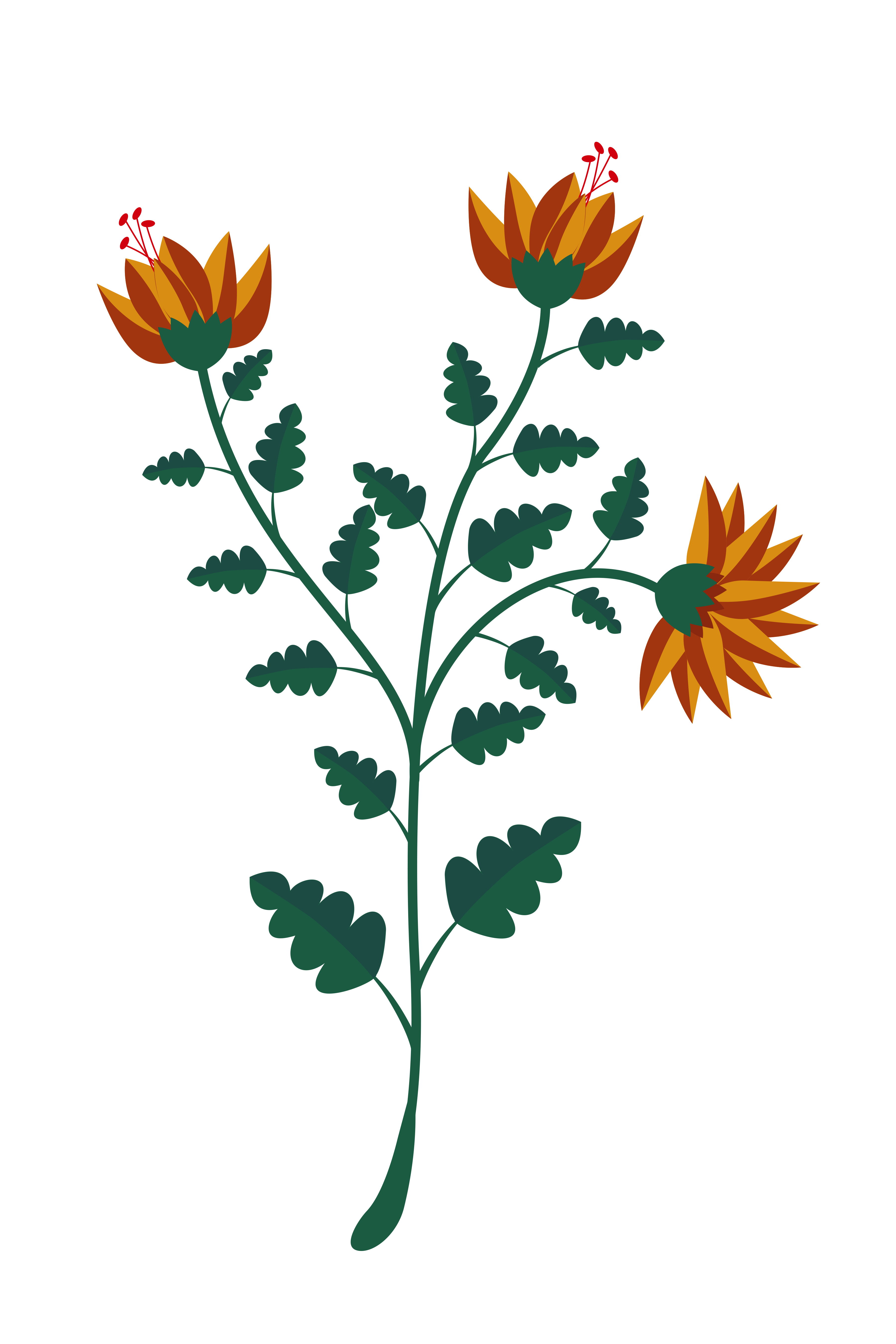 Vinyl Decal, Nature Graphic Art. (5" x 7")