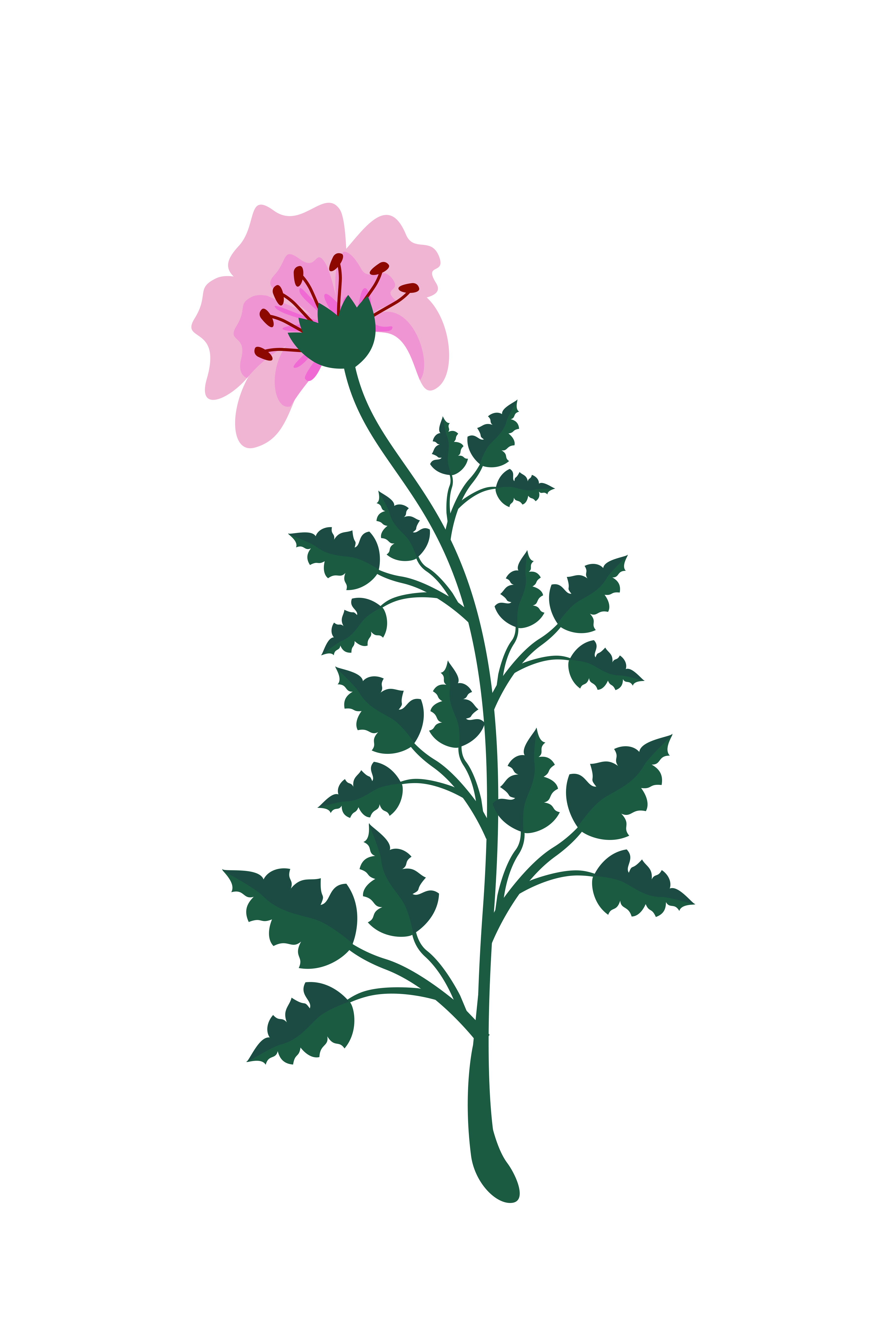 Vinyl Decal, Nature Graphic Art.. (5" x 7")