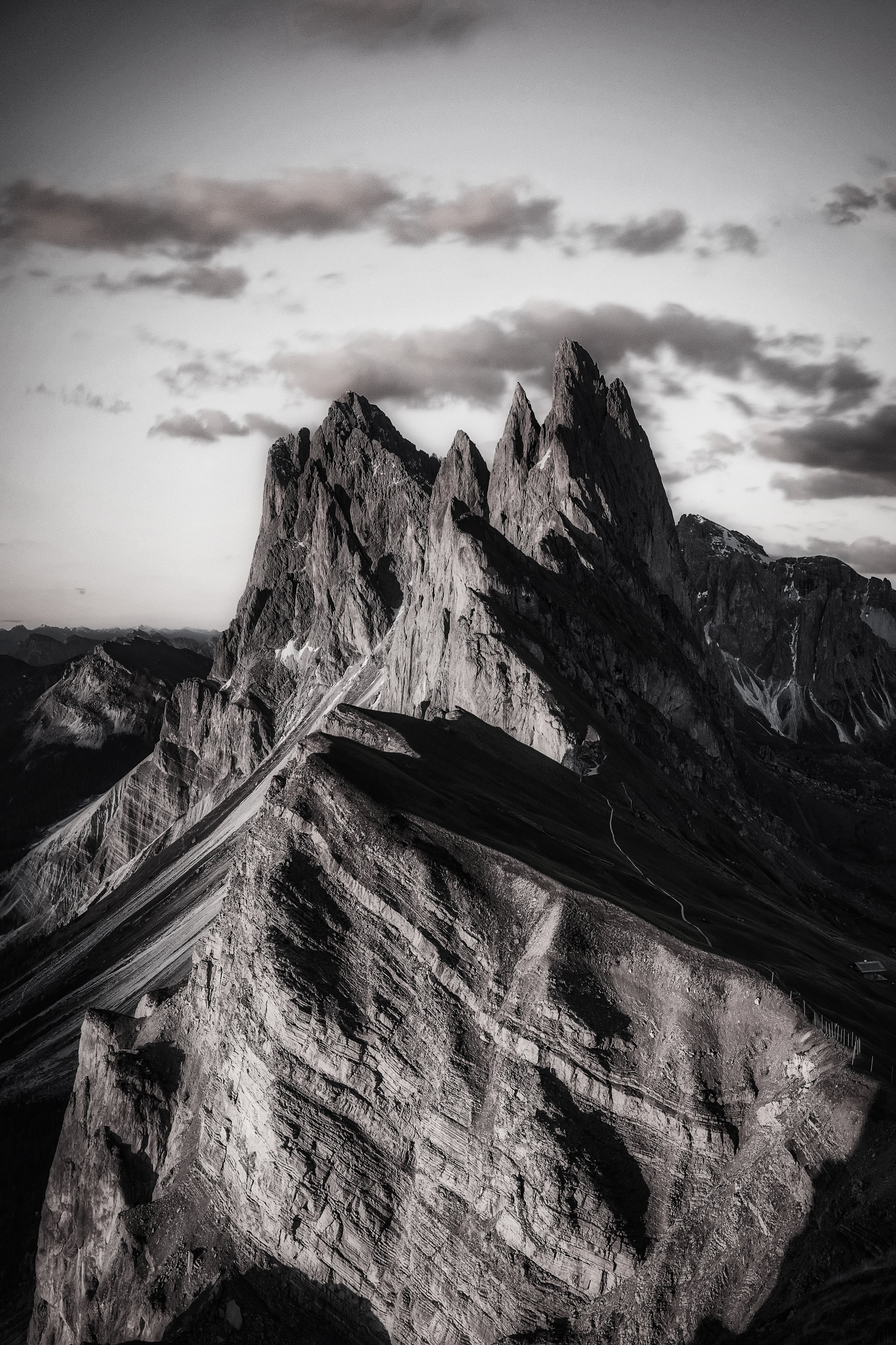 Vinyl Decal, Rugged Alpine Landscape (5" x 7")
