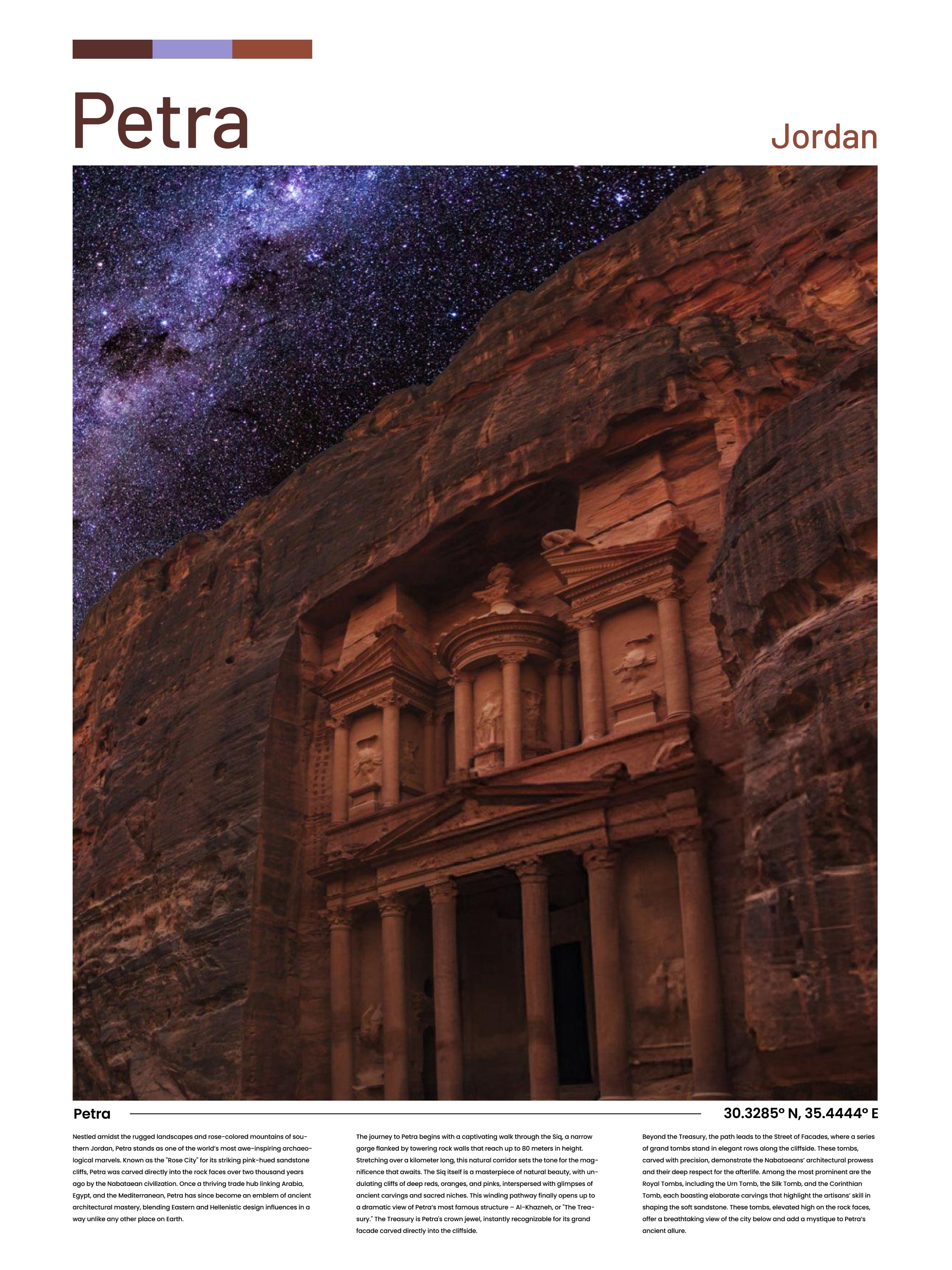 Vinyl Decal, Petra (5" x 7")