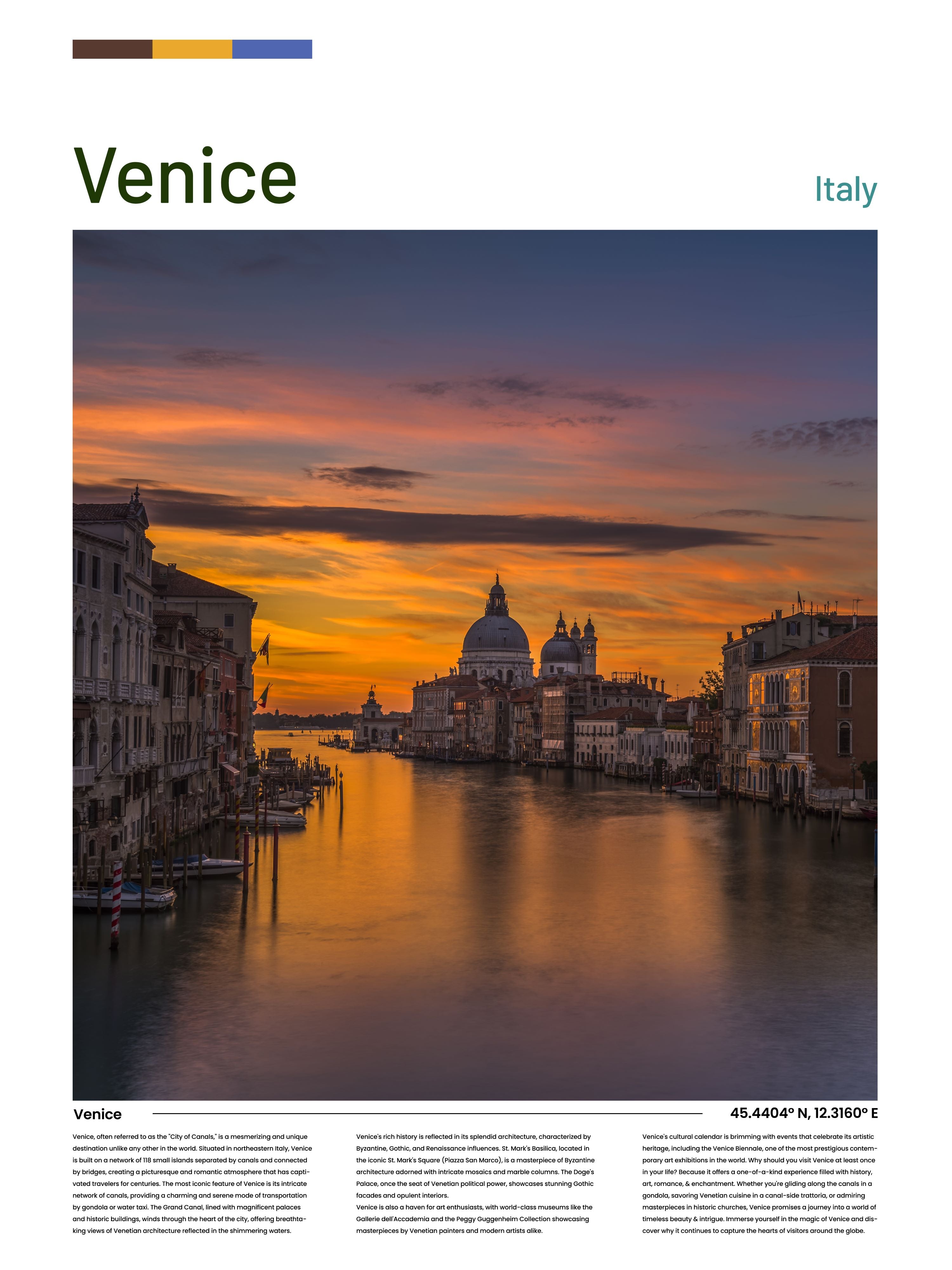 Vinyl Decal, Venice (5" x 7")