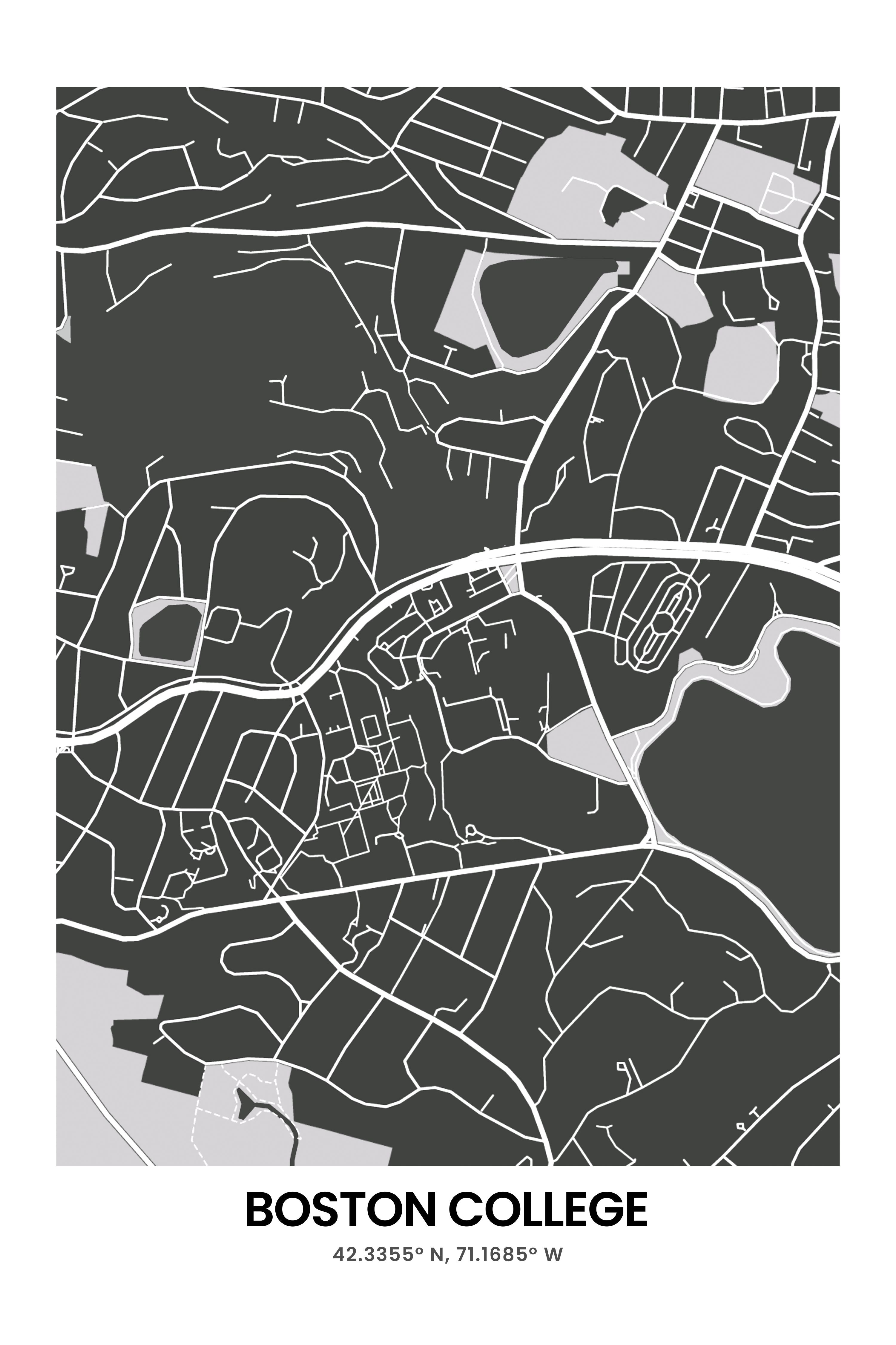 Vinyl Decal, Boston College (5" x 7")