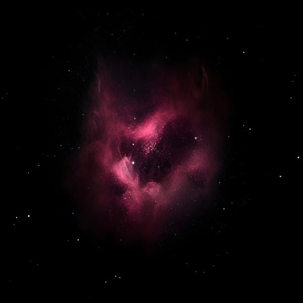 Vinyl Decal, Cosmic Pink Nebula Space Wall Art Poster for Home Decor, 5 x 7 or 8 x 10 Inch Unframed 