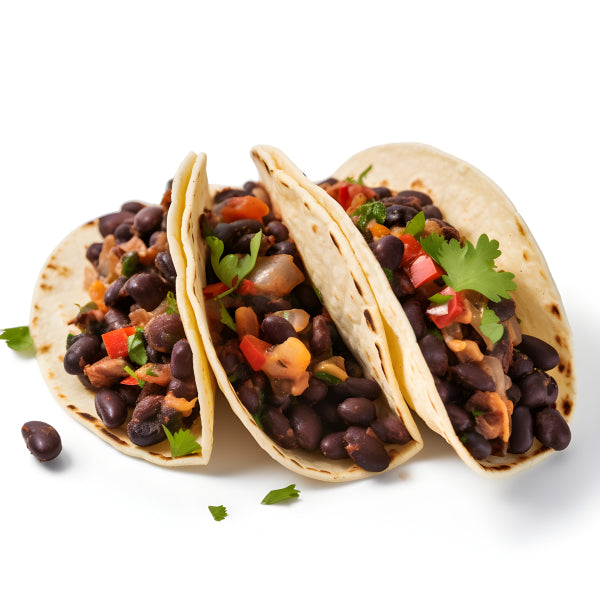 Vinyl Decal, Delicious Black Bean Tacos Mexican Food Kitchen Wall Art Poster Print, 5 x 7 or 8 x 10 