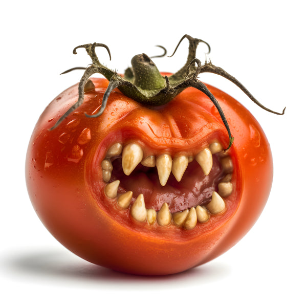Vinyl Decal, Novelty Spooky Vegetable Figurine - Unique Decorative Piece for Home or Garden, 5 x 7 o
