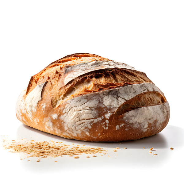 Vinyl Decal, Freshly Baked Artisan Loaf Wall Art Posters, Rustic Style Bread with Crispy Crust Print