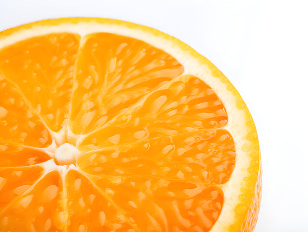 Vinyl Decal, Vibrant Citrus Fruit Slice Close-Up Wall Art Print, Food Poster Unframed Giclee Artwork