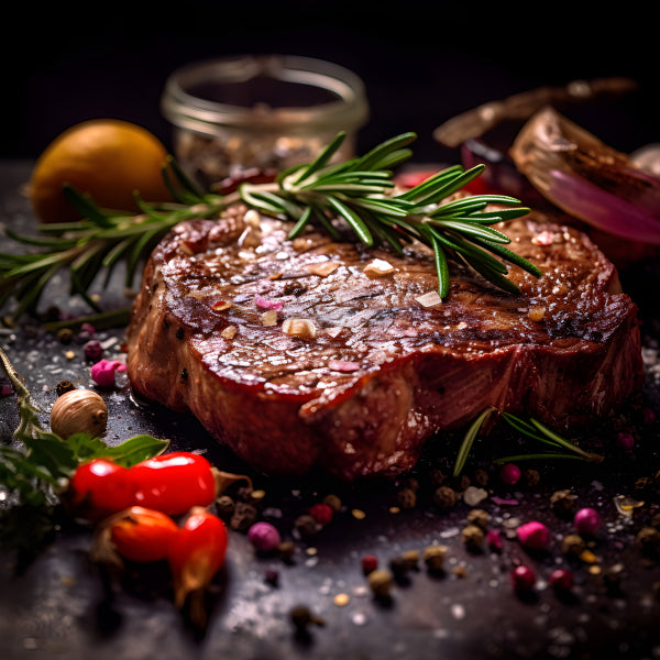 Vinyl Decal, Savory Grilled Steak Culinary Kitchen Decor Wall Art Poster Print, 5 x 7 or 8 x 10 Inch