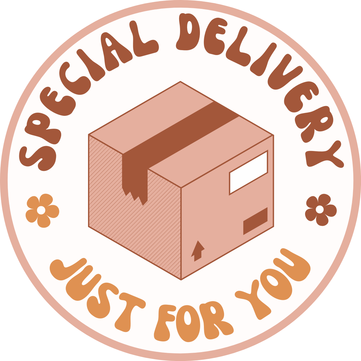 Inspirational Quote "Special Delivery Just For You" Motivational Sticker Vinyl Decal Motivation Stickers- 5" Vinyl Sticker Waterproof