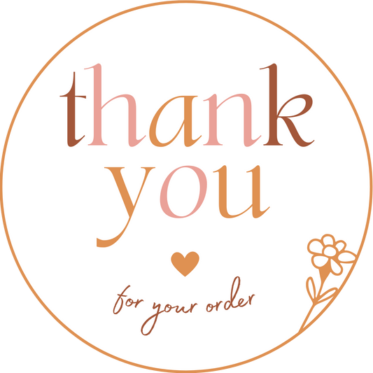 Inspirational Quote "Thank You" Motivational Sticker Vinyl Decal Motivation Stickers- 5" Vinyl Sticker Waterproof