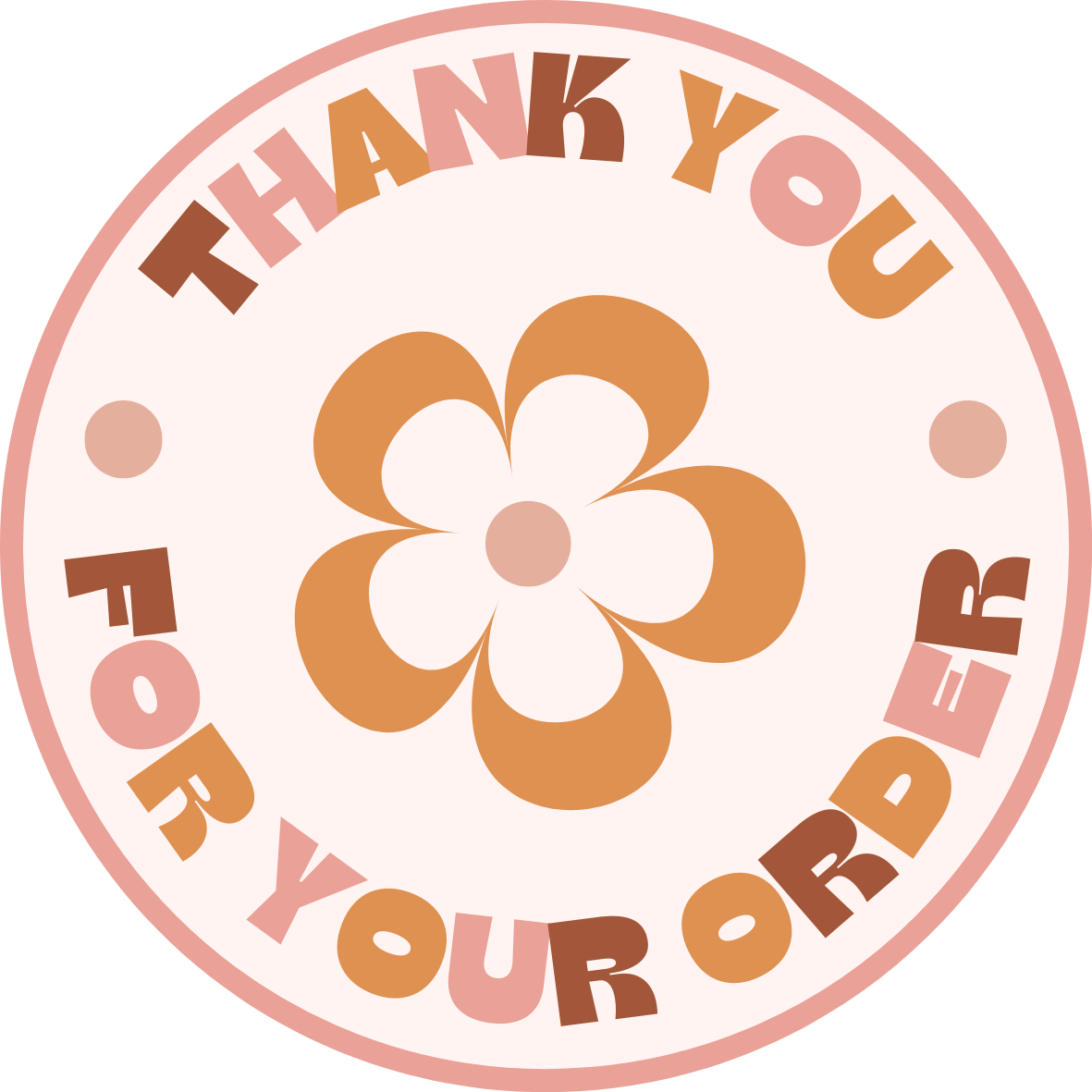 Inspirational Quote "Thank You For Your Order" Motivational Sticker Vinyl Decal Motivation Stickers- 5" Vinyl Sticker Waterproof