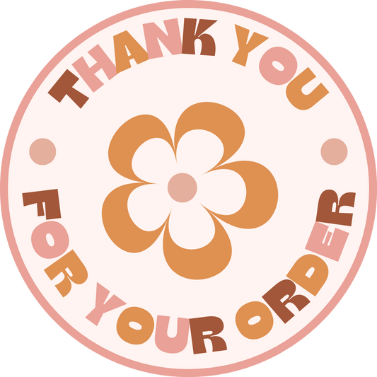 Inspirational Quote "Thank You For Your Order" Motivational Sticker Vinyl Decal Motivation Stickers- 5" Vinyl Sticker Waterproof