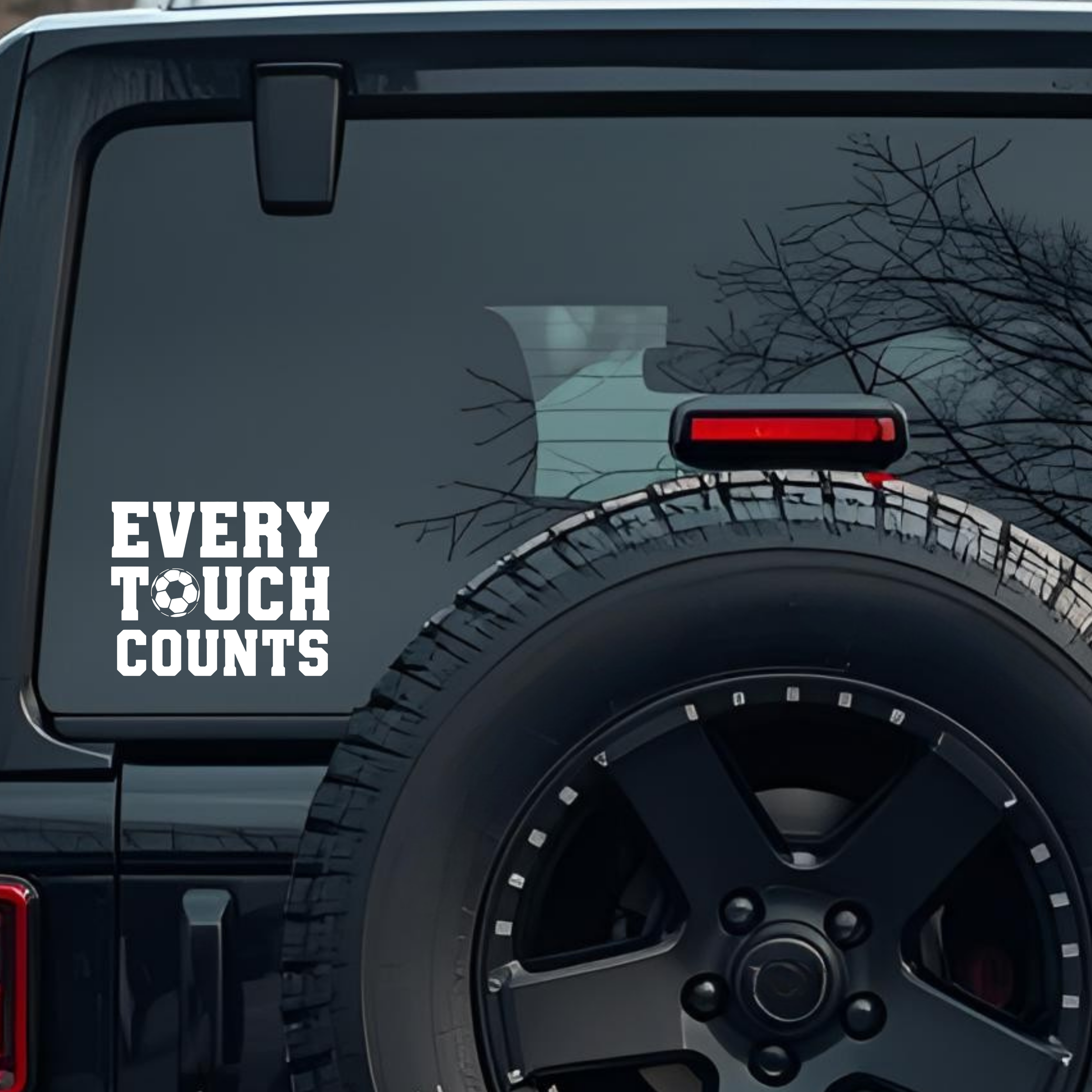 Every Touch Counts Large 6 inch Premium Decal Sticker For Car Bumper Window Rear Windshield Stickers