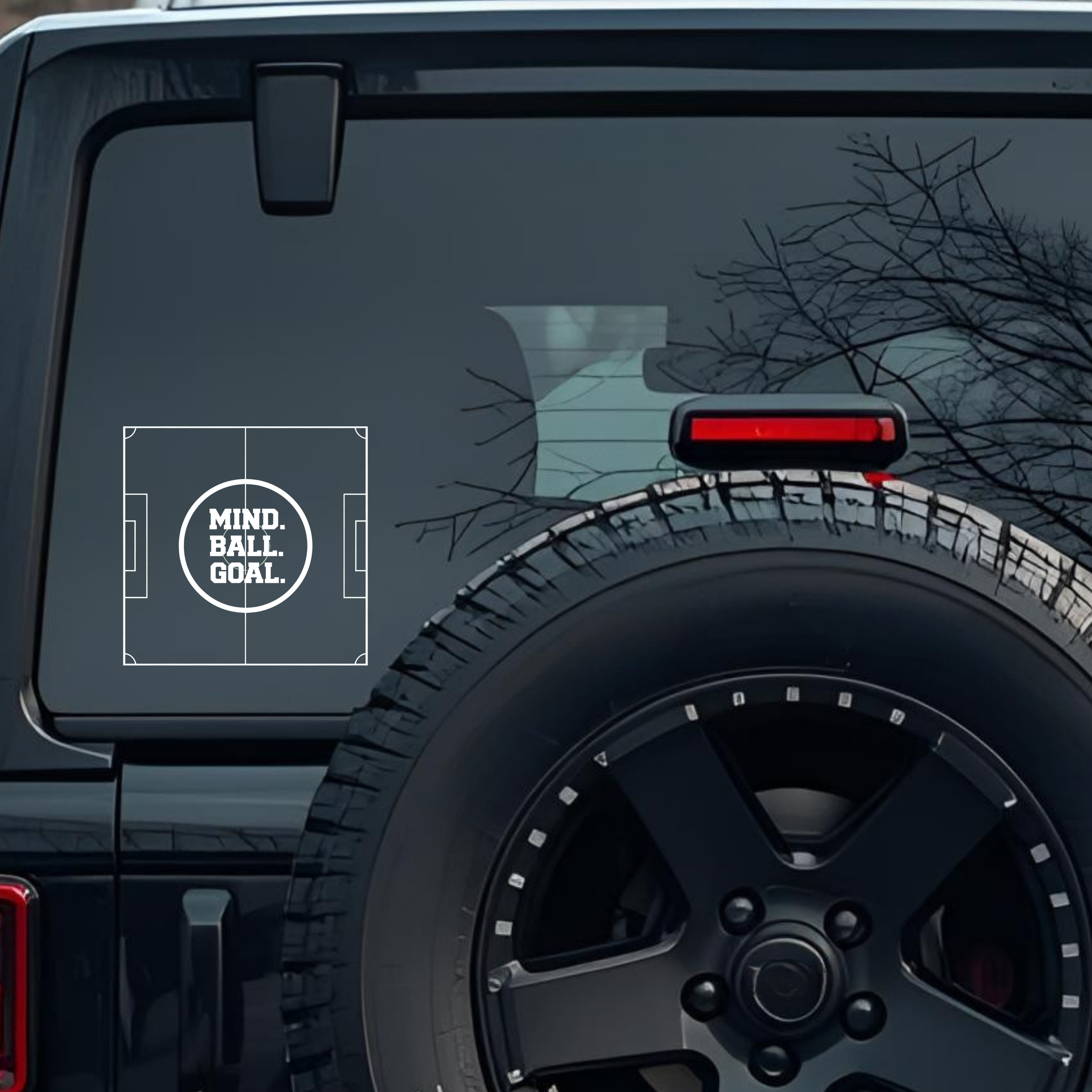 Mind Ball Goal Large 6 inch Premium Decal Sticker For Car Bumper Window Rear Windshield Stickers, Wa