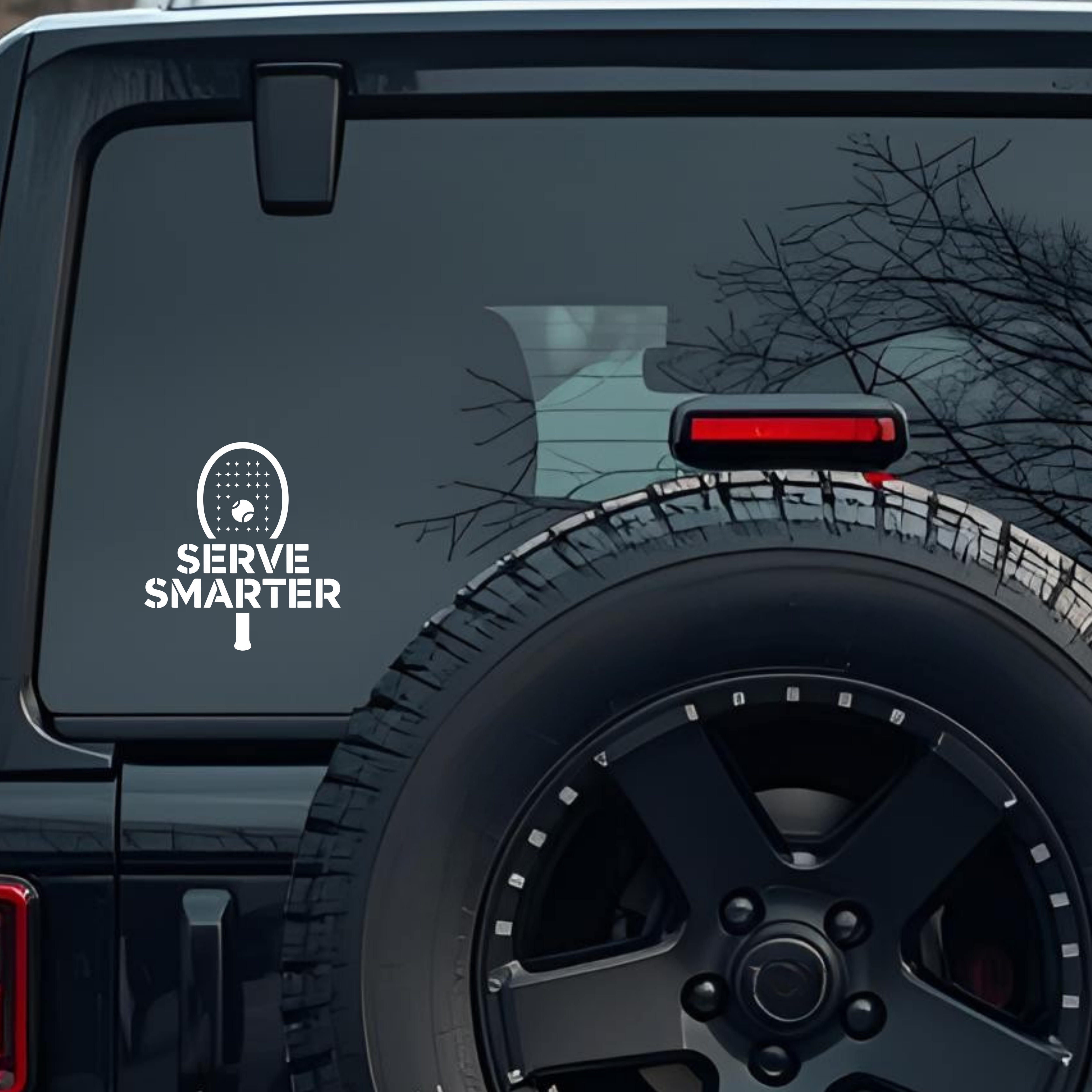 Serve Smarter Large 6 inch Premium Decal Sticker For Car Bumper Window Rear Windshield Stickers, War