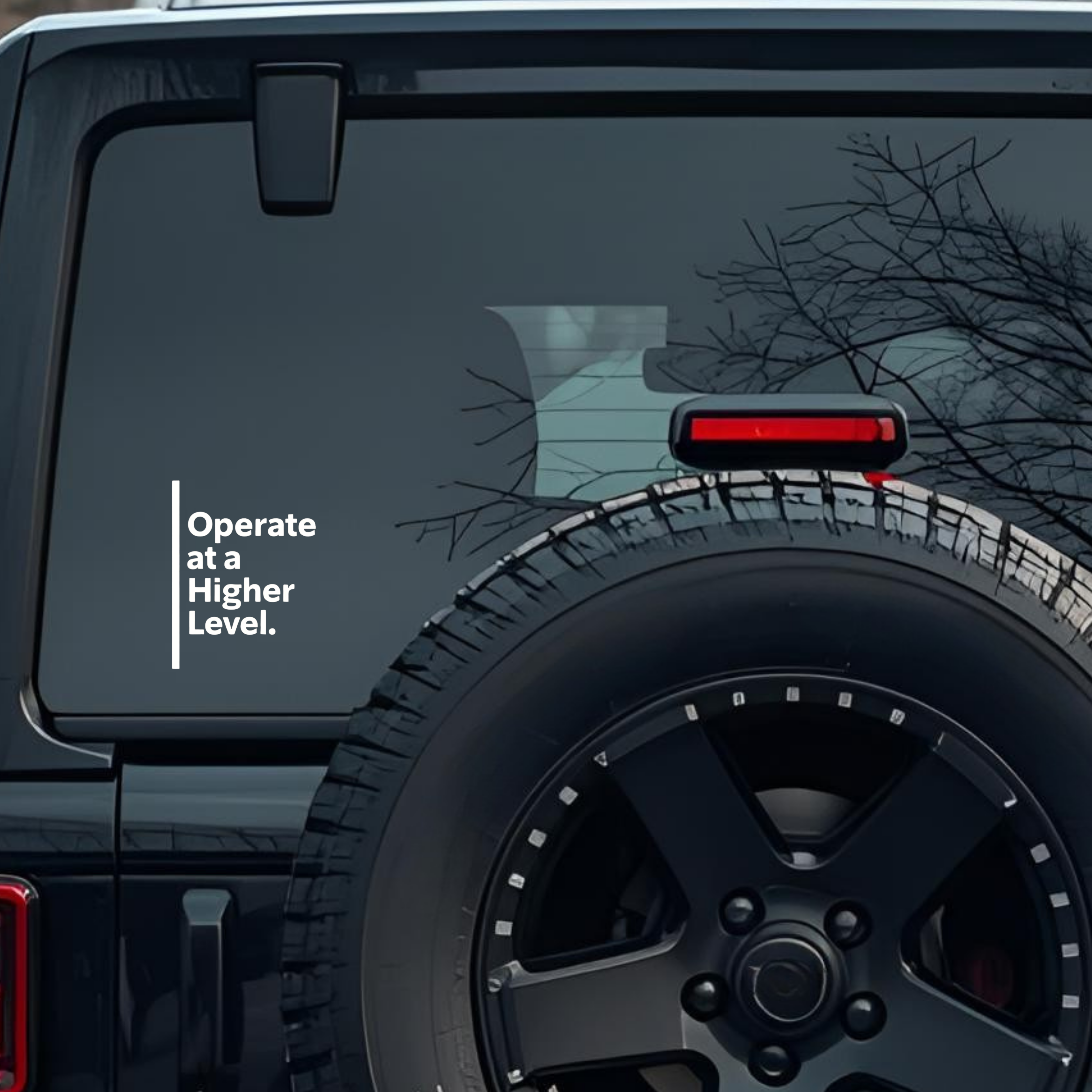 Operate at a Higher Level Large 6 inch Premium Decal Sticker For Car Bumper Window Rear Windshield S