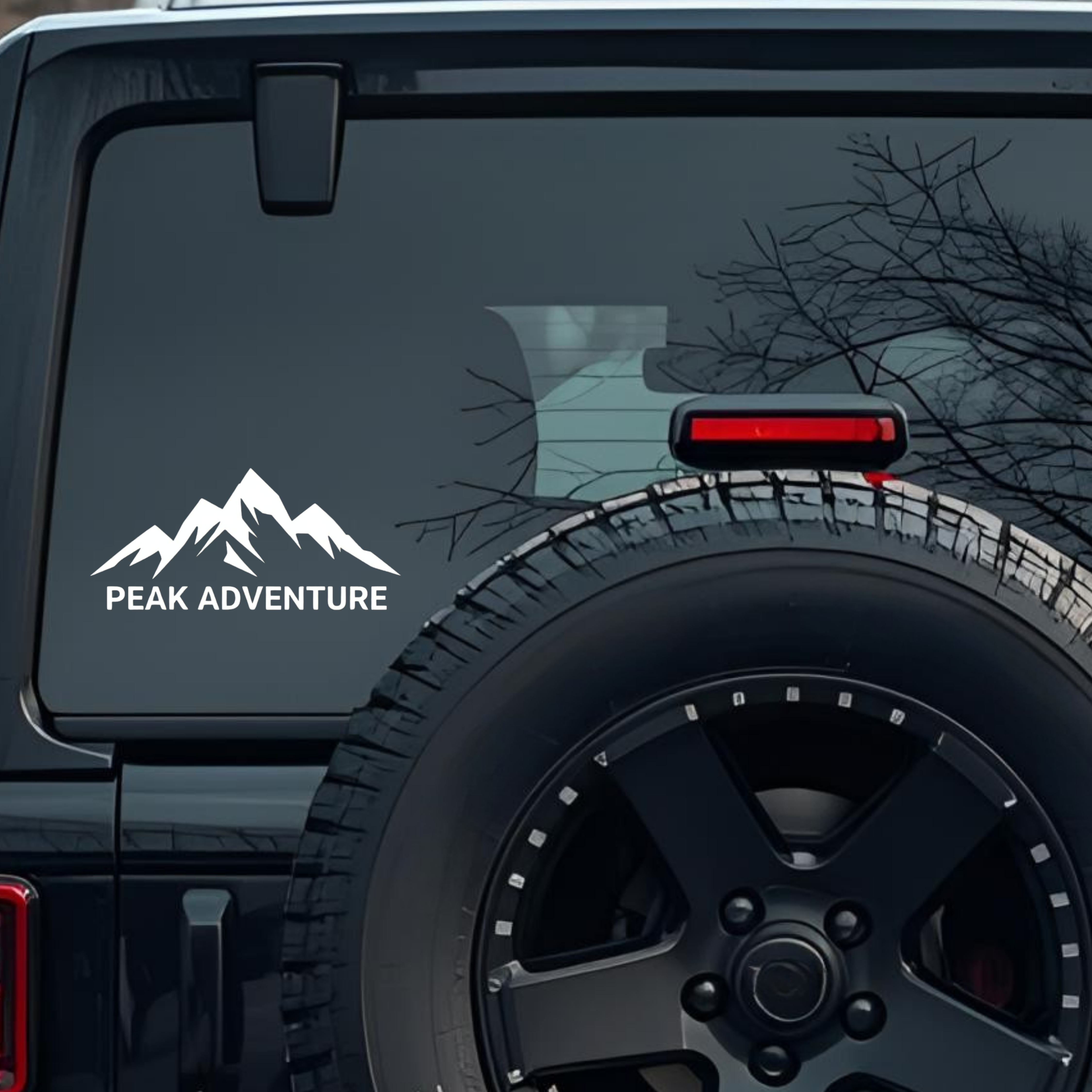 Peak Adventure Large 6 inch Premium Decal Sticker For Car Bumper Window Rear Windshield Stickers, Wa