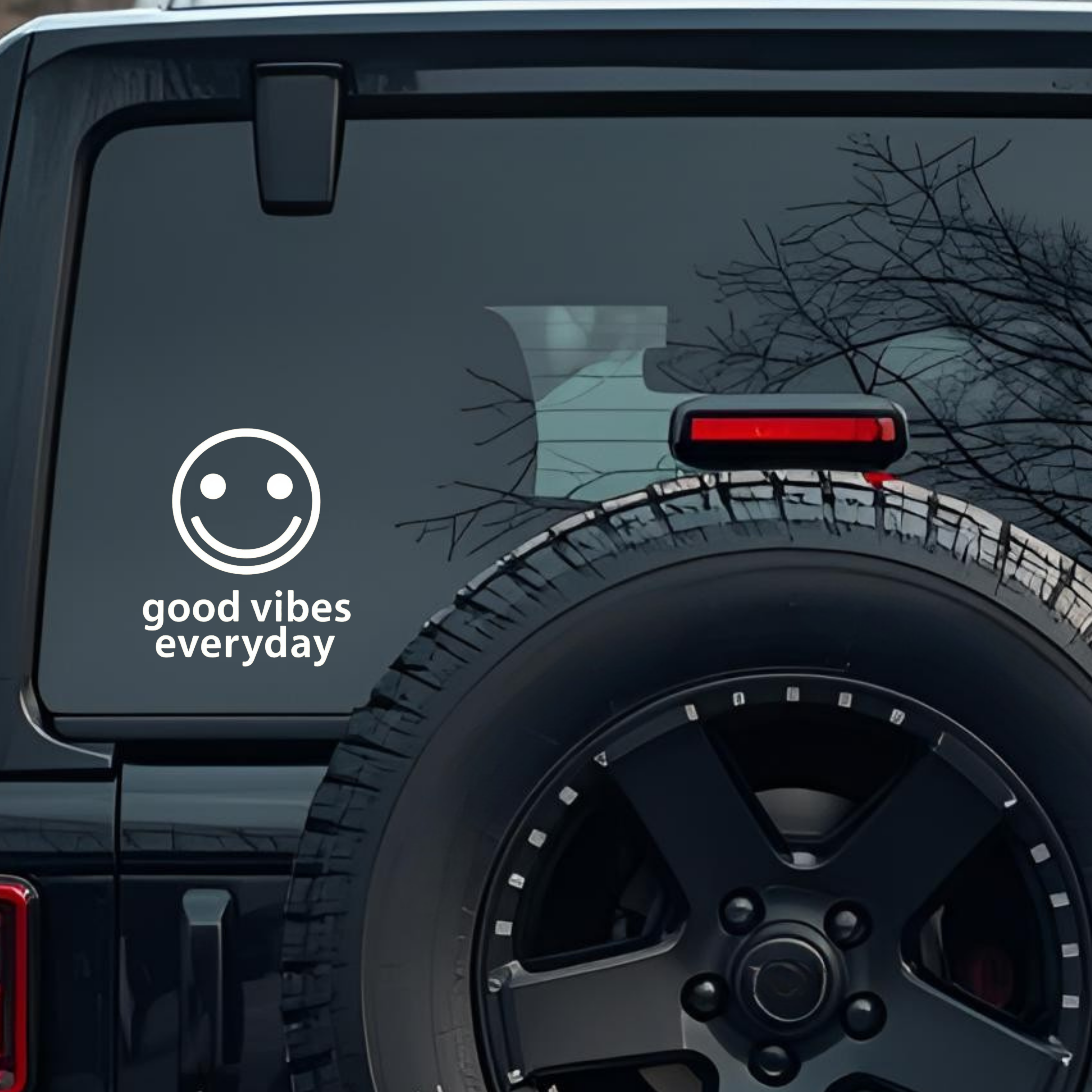 Good Vibes Everyday Large 6 inch Premium Decal Sticker For Car Bumper Window Rear Windshield Sticker