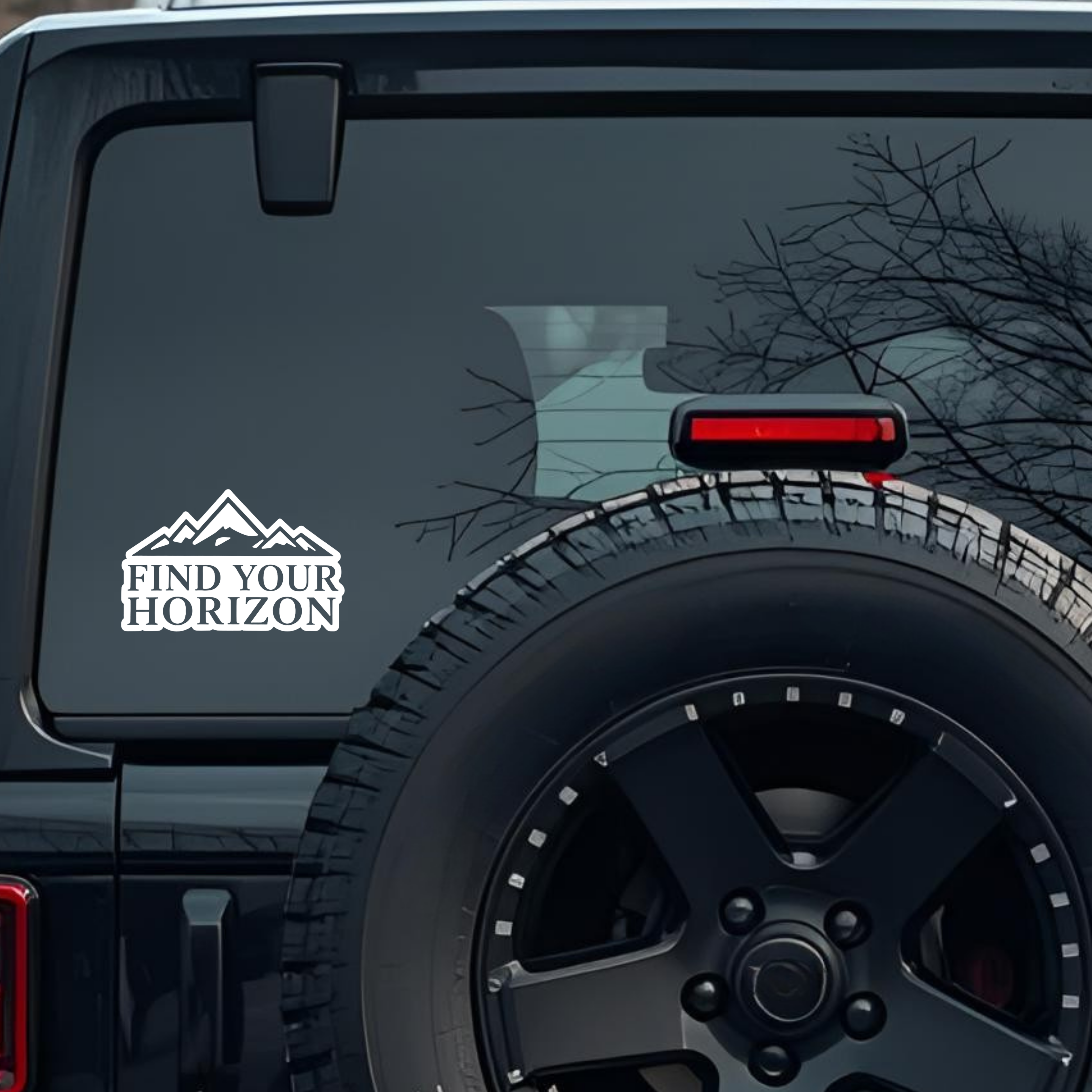 Find Your Horizion Large 6 inch Premium Decal Sticker For Car Bumper Window Rear Windshield Stickers