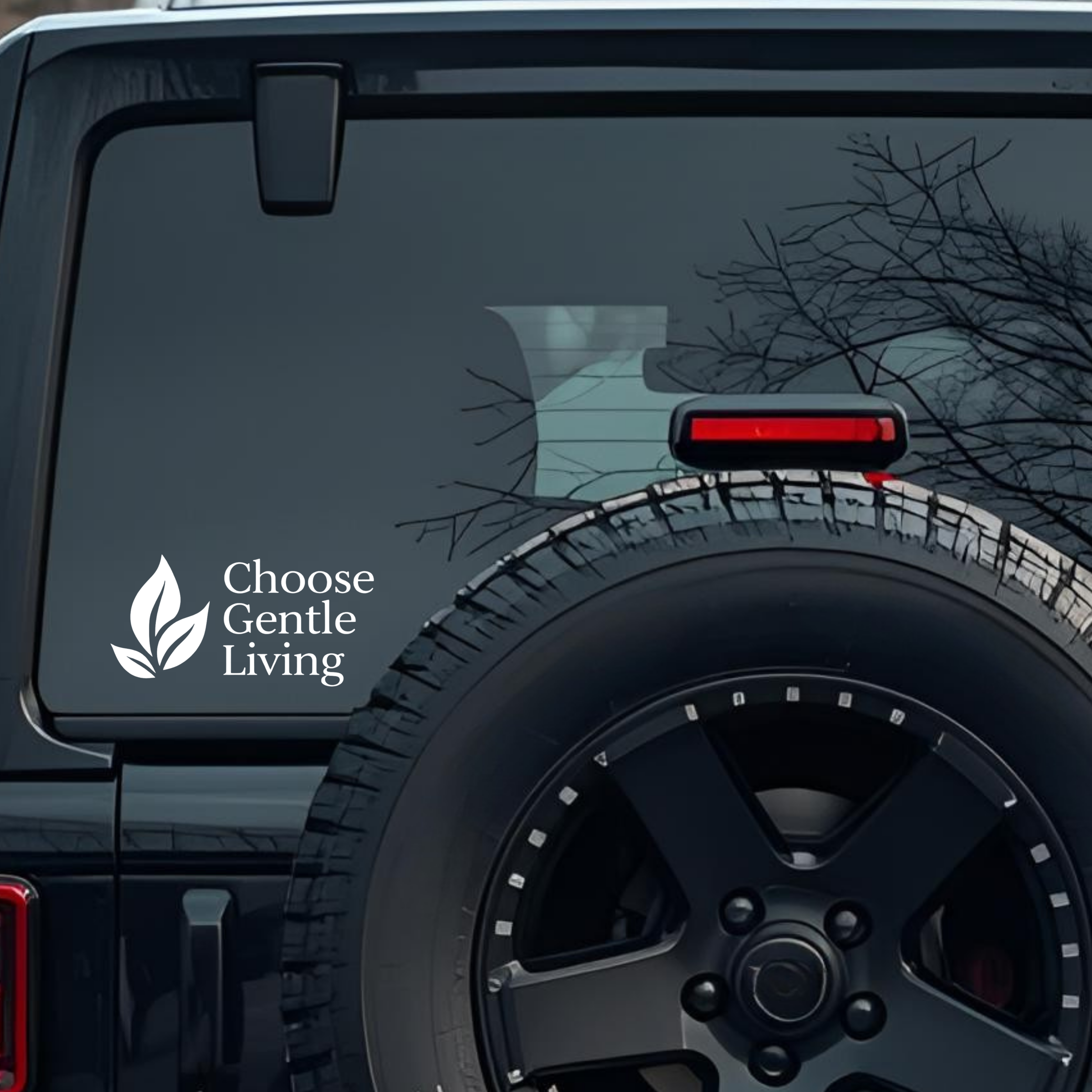 Choose Gentle Living Large 6 inch Premium Decal Sticker For Car Bumper Window Rear Windshield Sticke